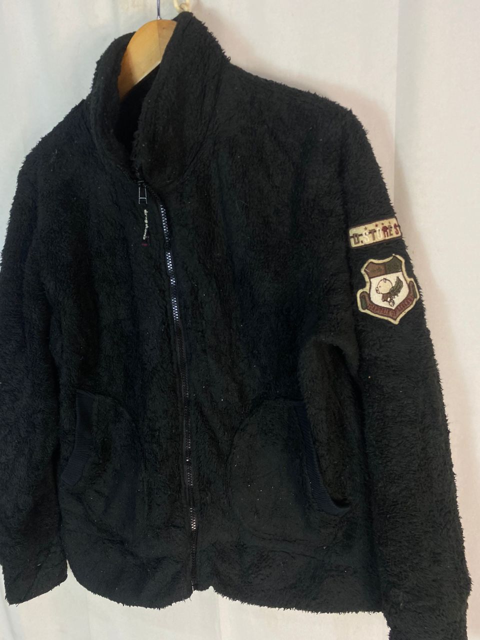 Japanese Brand Unisex 🔥Drugs store fleece zipper jacket with patches Size US M / EU 48-50 / 2 - 3 Thumbnail