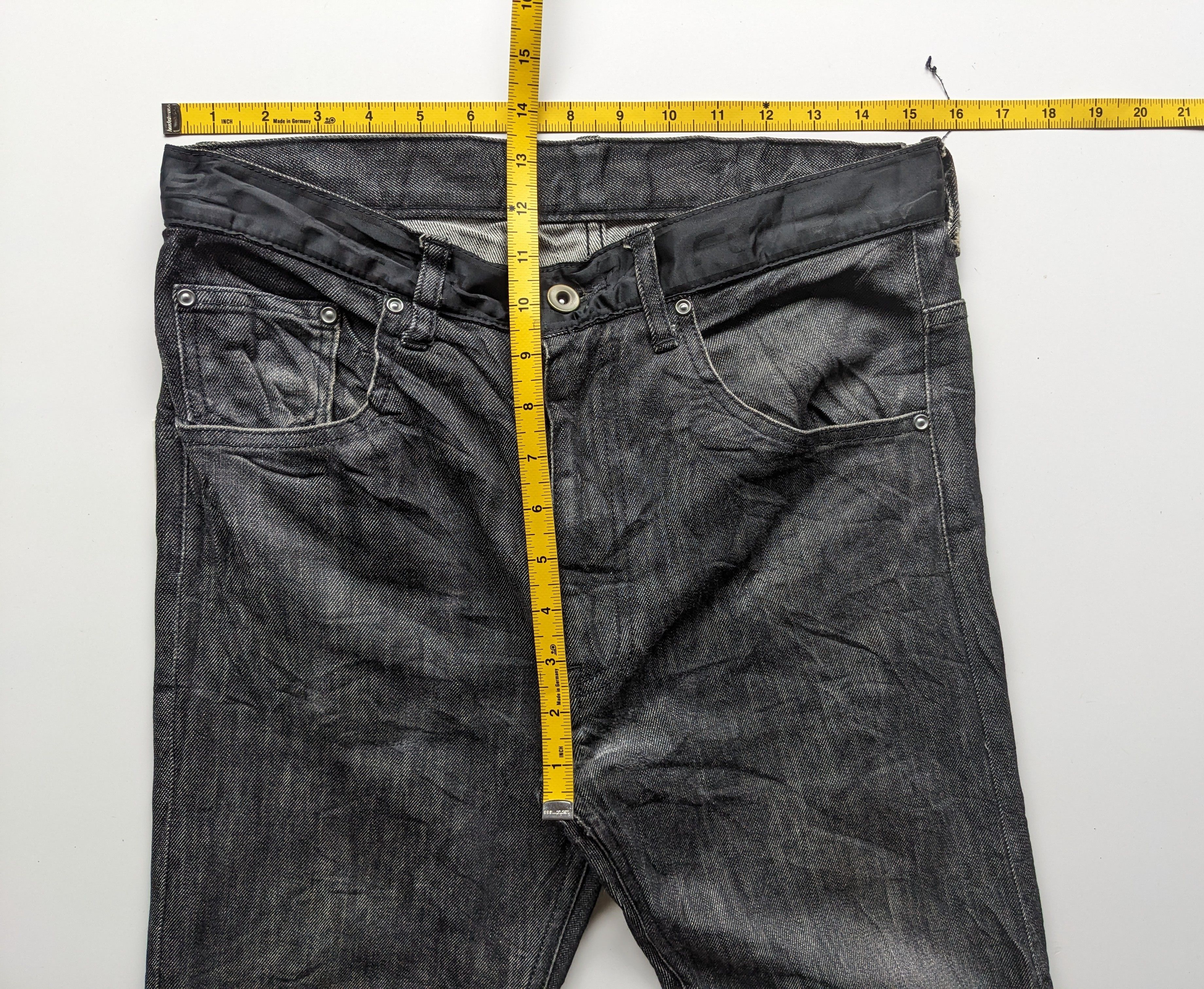 Denime × If Six Was Nine × Japanese Brand Full-Bk embellish zipper super black Size US 31 - 6 Thumbnail