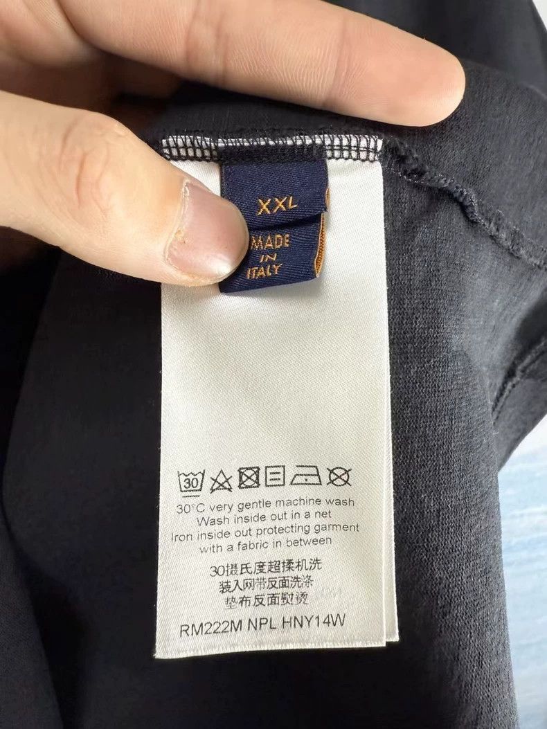 Louis Vuitton Louis Vuitton Black Embroidered Short Sleeve Shirt-2506 Size US XXL / EU 58 / 5 - 4 Thumbnail