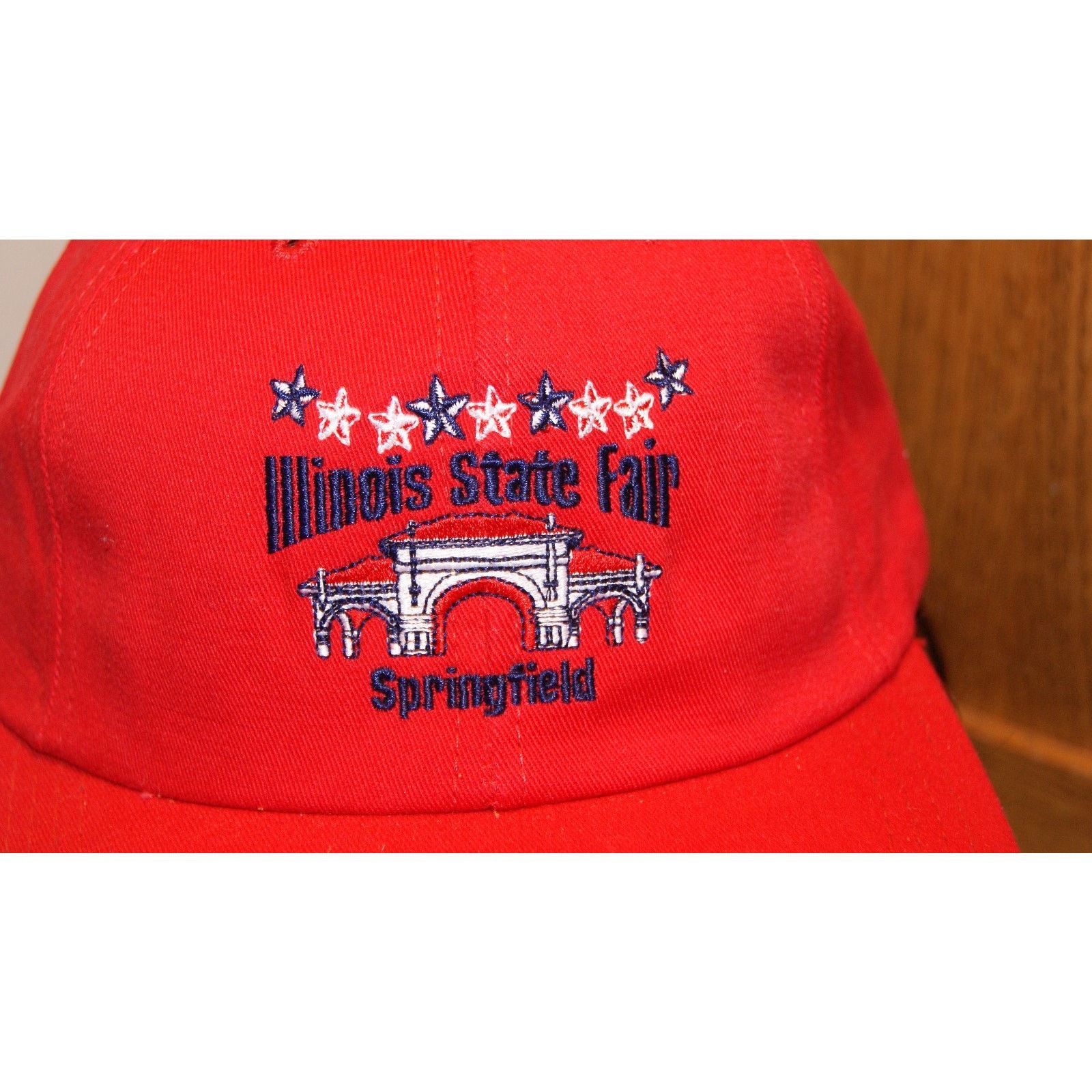 Vintage VTG ILLINOIS STATE FAIR Embroider Snap Hat Cap USA NEW NOS Size ONE SIZE - 4 Thumbnail