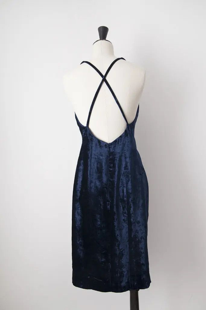 Balmain 1970's velvet dress Size M / US 6-8 / IT 42-44 - 5 Thumbnail