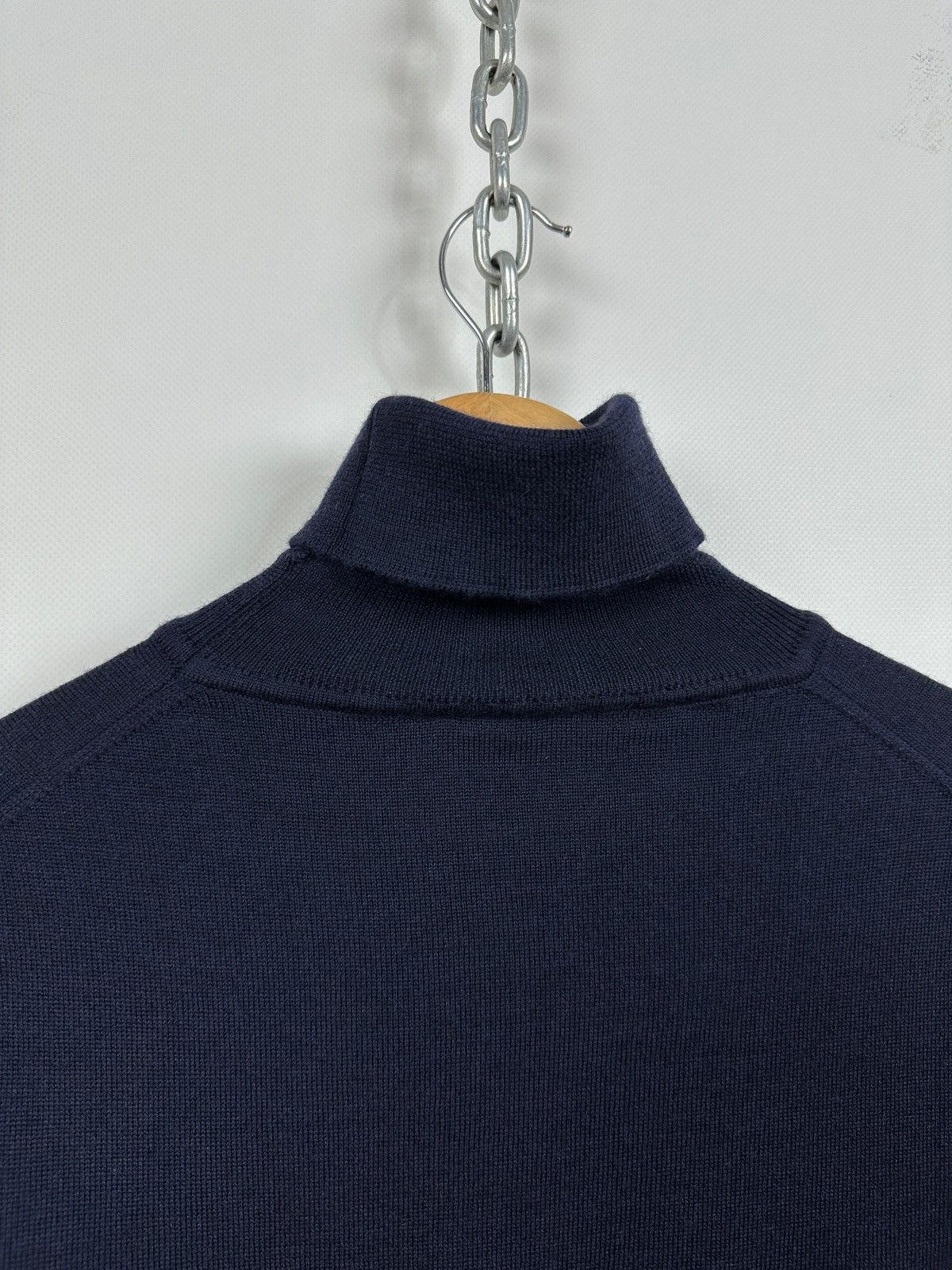 Vivienne Westwood Vivienne Westwood Navy Blue Turtleneck Wool Jumper Sweater Size US S / EU 44-46 / 1 - 19 Thumbnail