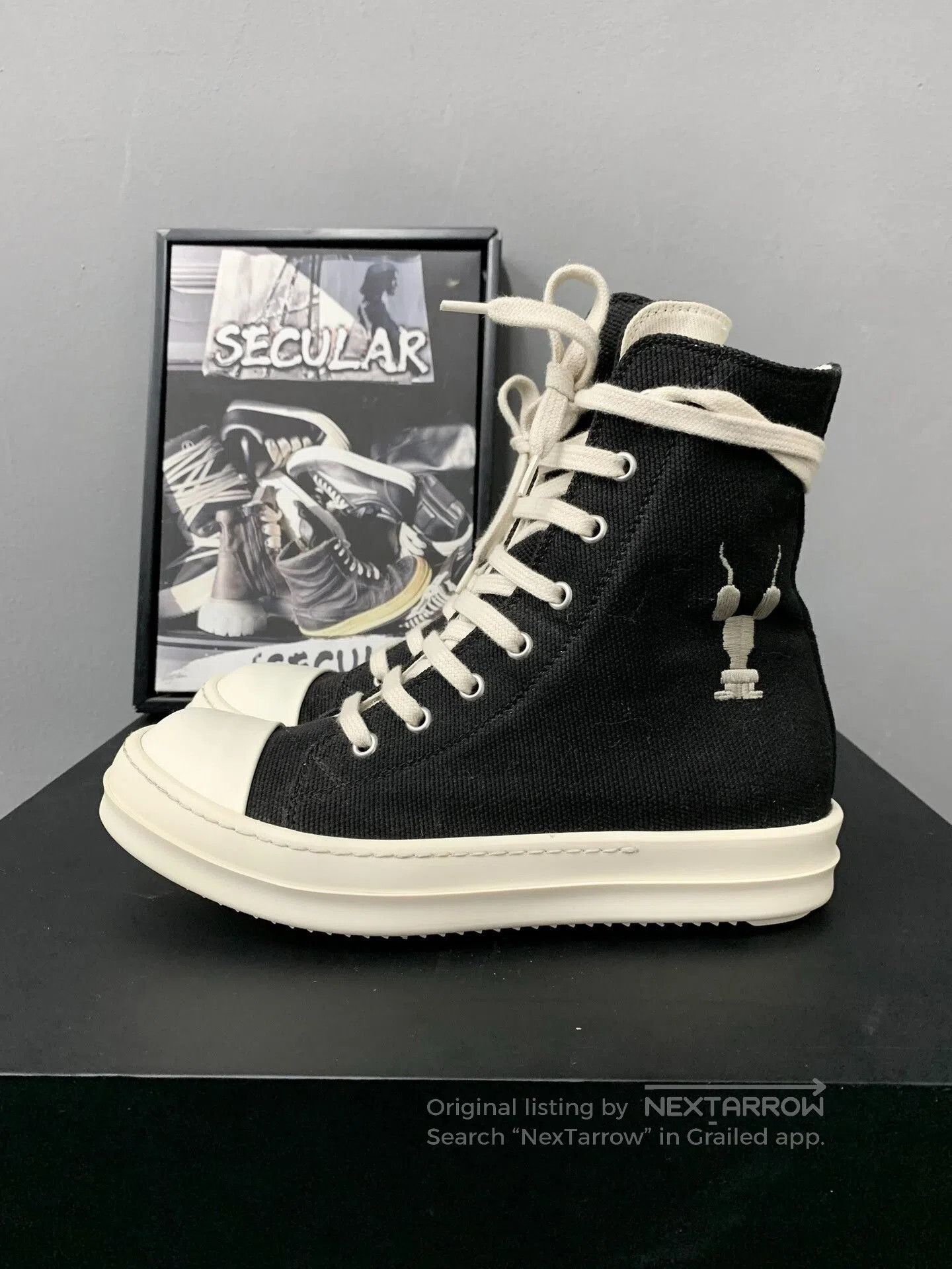 Rick Owens Drkshdw Rick Owens Drkshdw High Top Sneakers. Size US 6 / IT 36 - 1 Thumbnail
