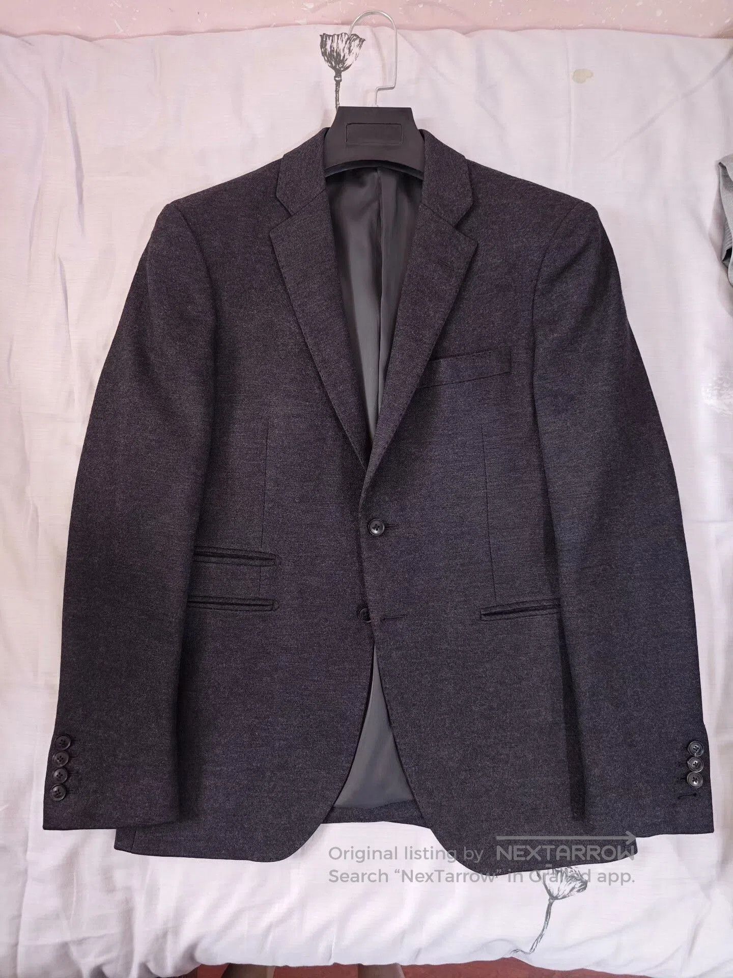 ADAM ET ROPE Wildlife Tailored Gray Wool Jacket. Size US M / EU 48-50 / 2 - 5 Thumbnail