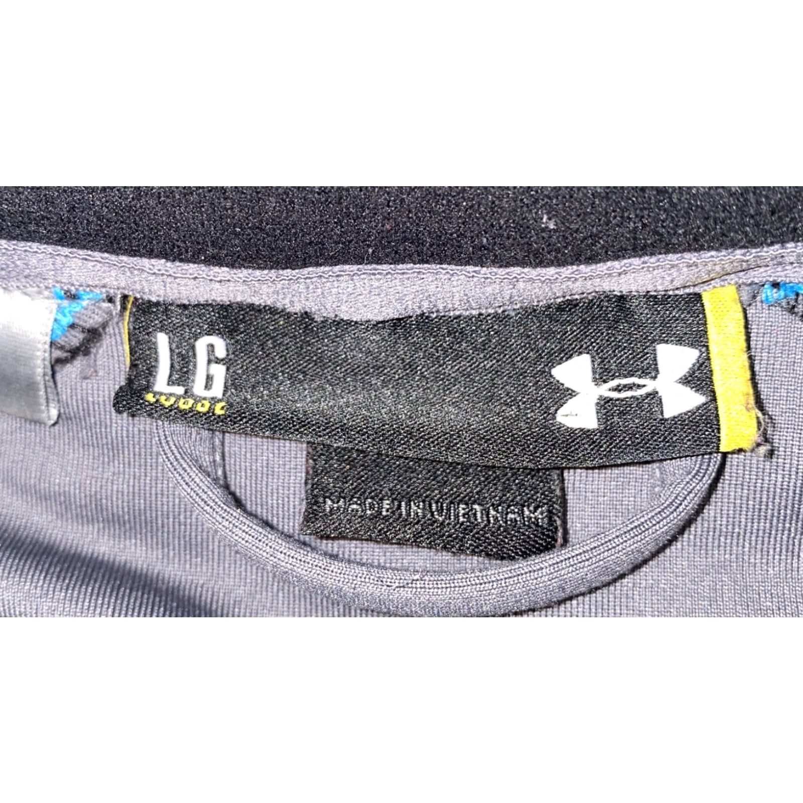Under Armour Under Armour Jacket 1/2 Zip Mens L Black Gray Polyester Pullover Casual Regular Size Size US L / EU 52-54 / 3 - 7 Thumbnail