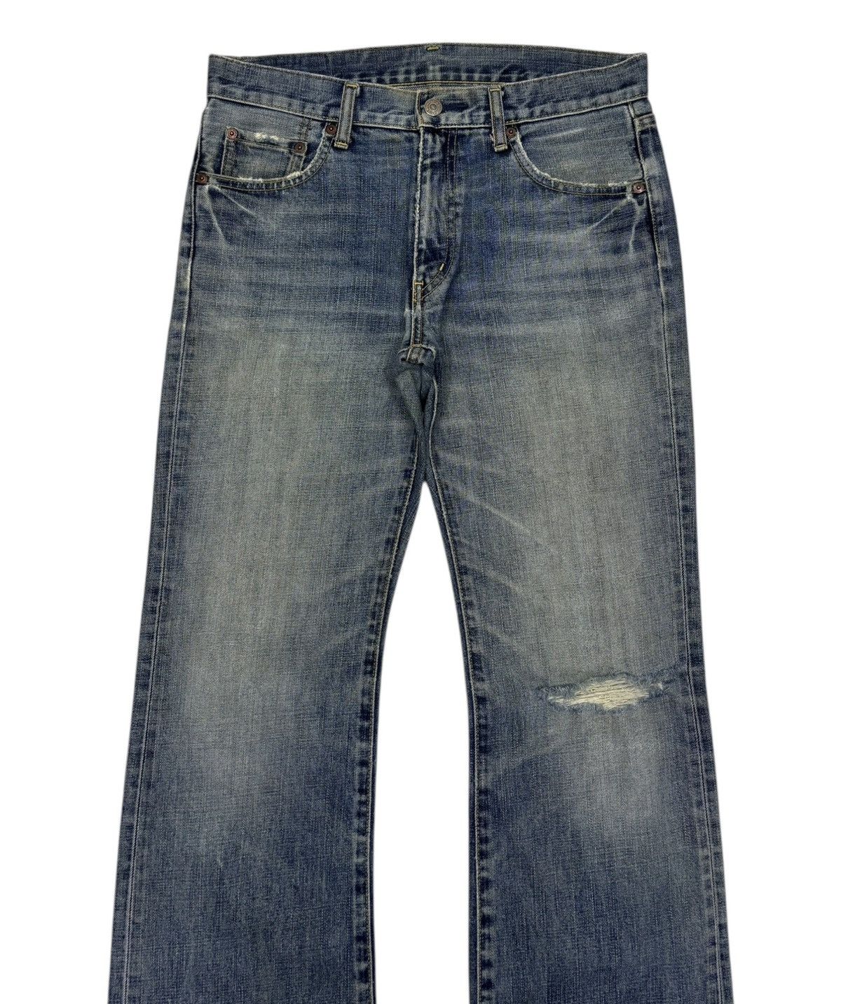 Undercover × Uniqlo 🔥DISTRESSED DENIM BOOTCUT UNIQLO B-002 UNDERCOVER STYLE Size US 32 / EU 48 - 5 Thumbnail
