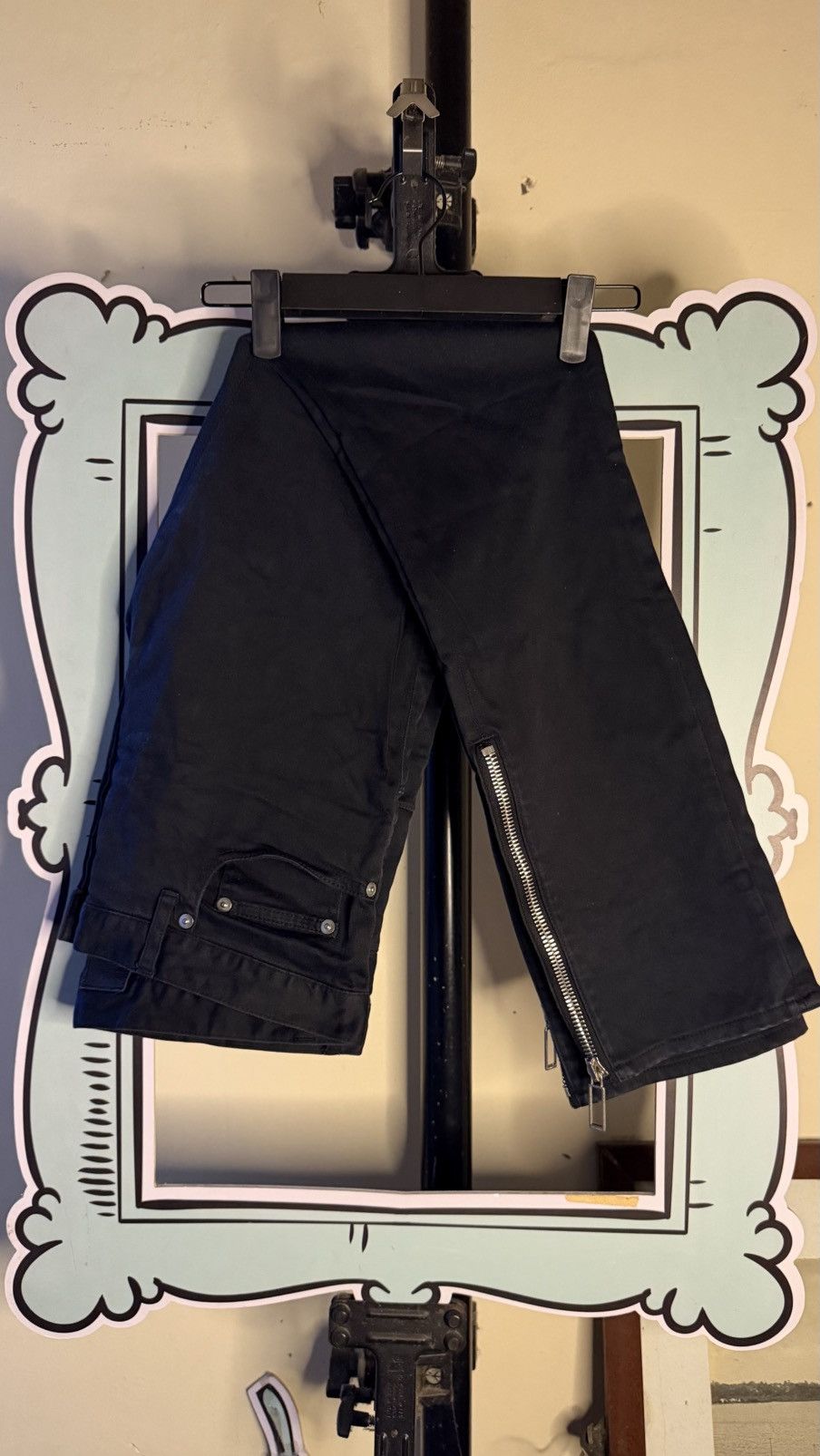 Christian Dior Monsieur Dior Homme 09AW Skinny Jeans with Hem zipper Size US 31 - 1 Thumbnail