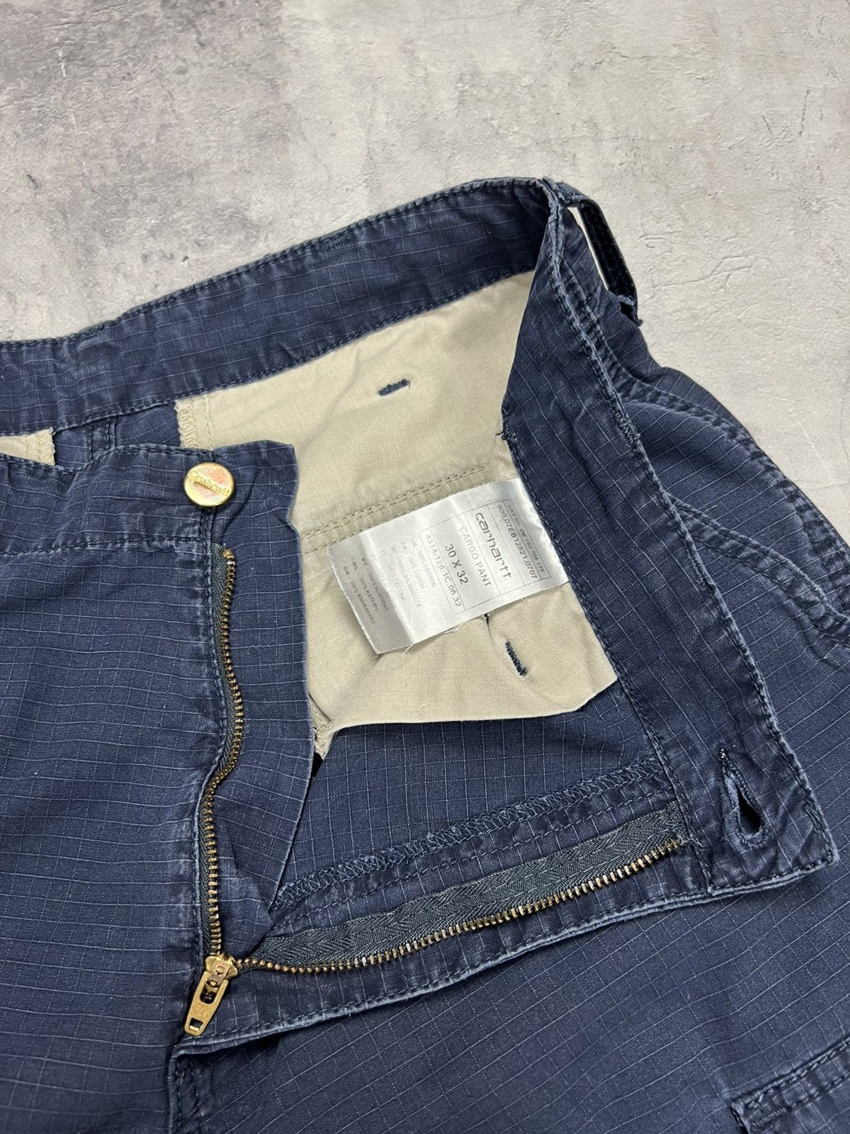 Carhartt × Vintage Carhartt Cargo Pants Men's 30x32 Blue Vintage Size US 32 / EU 48 - 12 Thumbnail