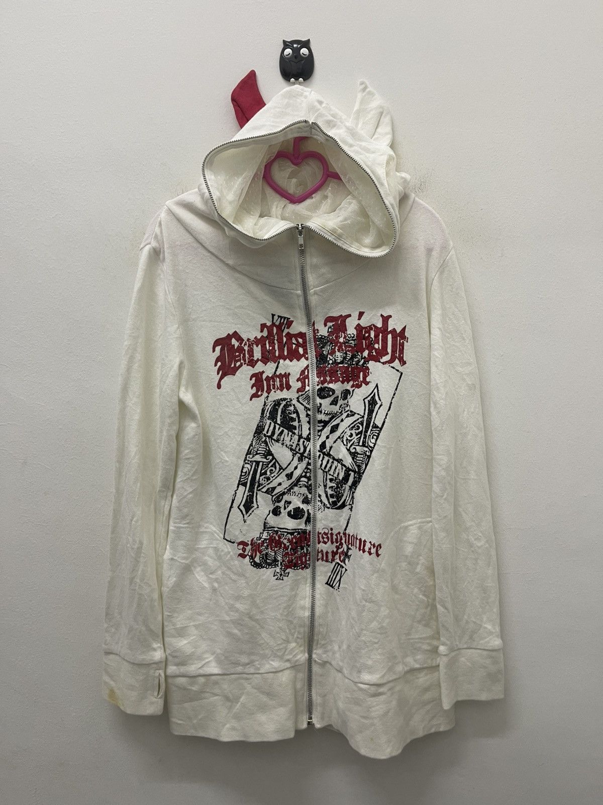 Hysteric Glamour Rare Vintage TRPP GIRL Skull Demon Punk Mastermind Lgb Wing Size US M / EU 48-50 / 2 - 3 Thumbnail
