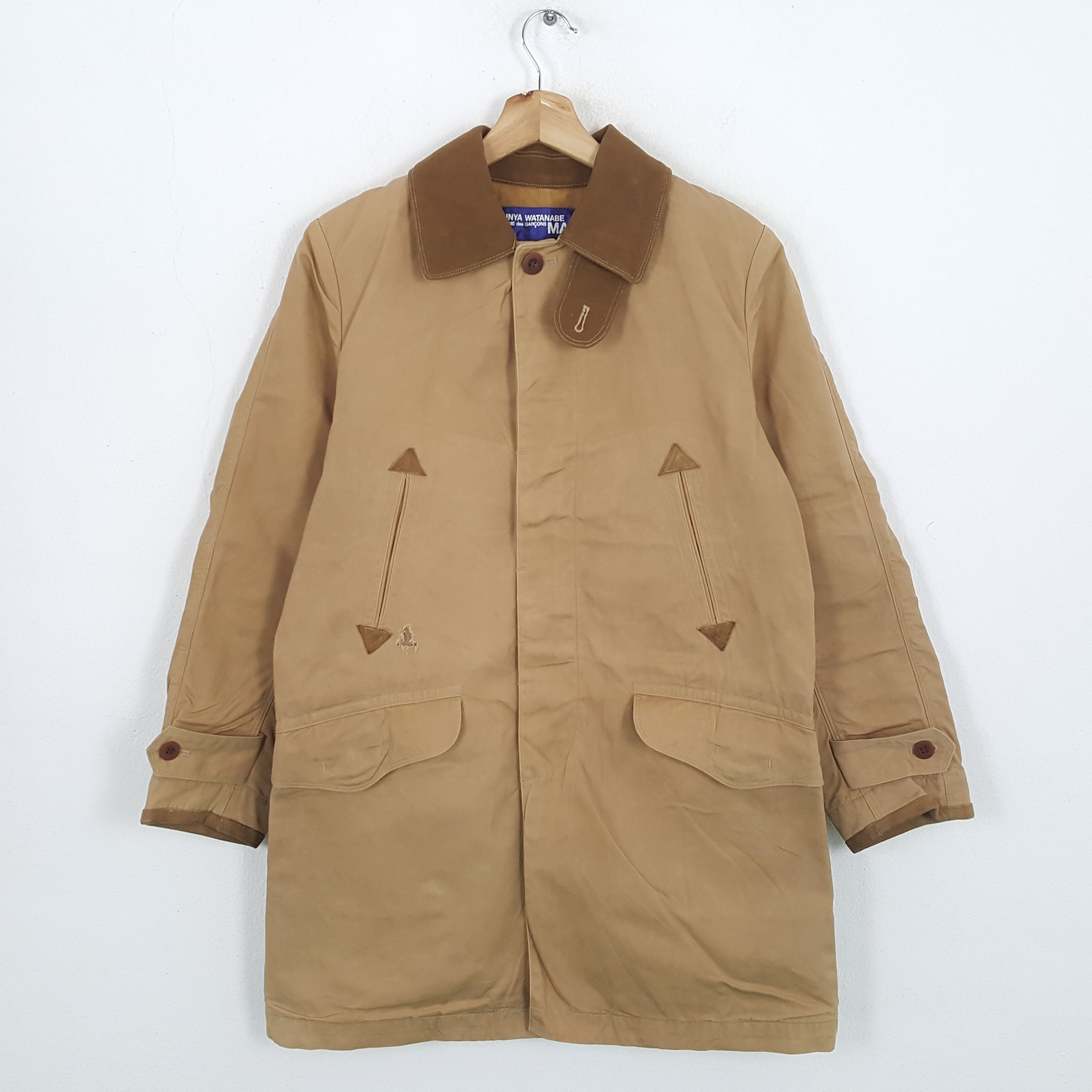 Comme des Garcons × Junya Watanabe × Vintage Vintage COMME des GARÇONS Man Junya Watanabe Long Jacket Size US XS / EU 42 / 0 - 1 Thumbnail