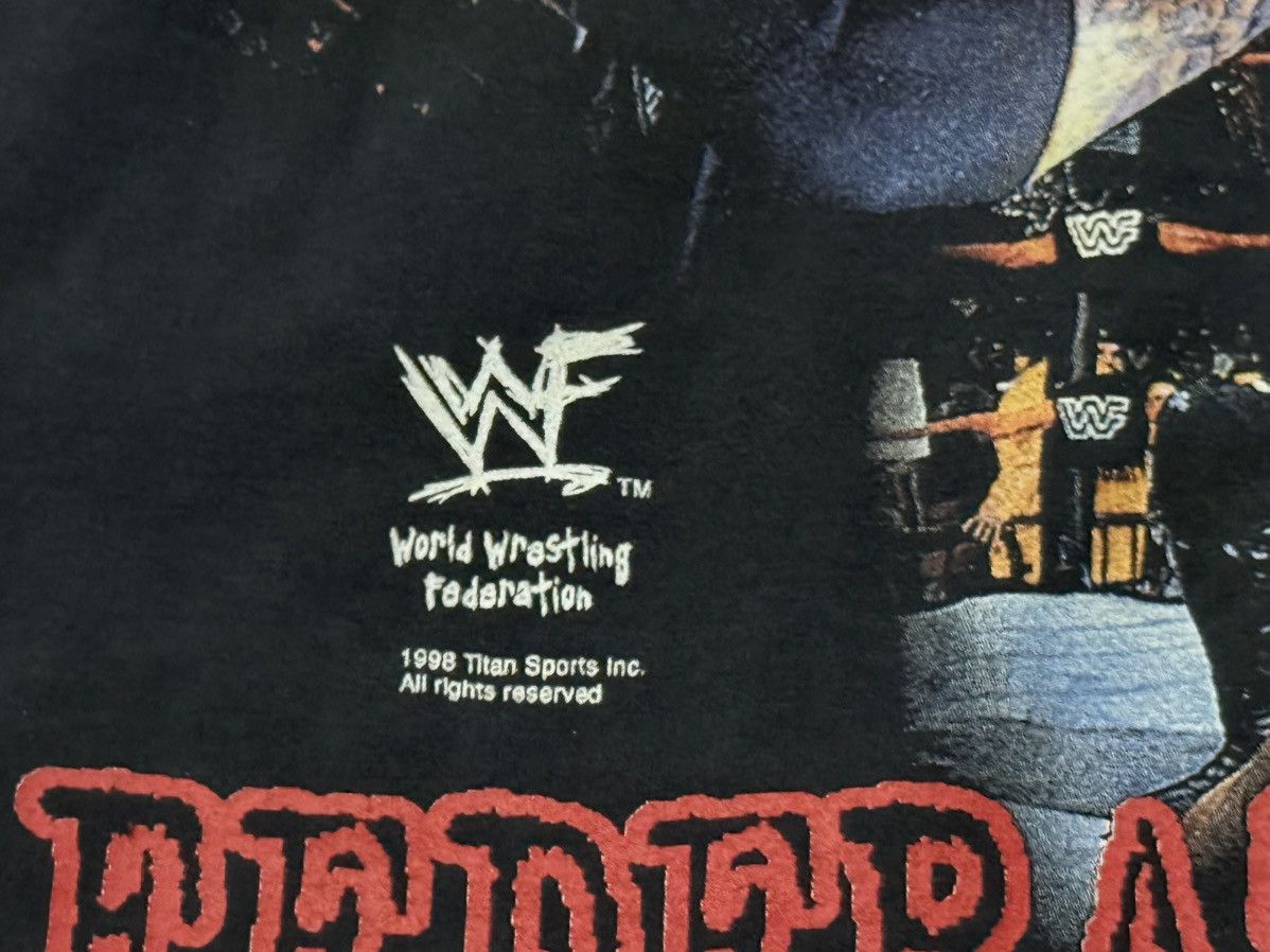 WWE Vintage 90s WWF All Over Print Stone Cold Undertaker T-Shirt Size US XL / EU 56 / 4 - 11 Thumbnail
