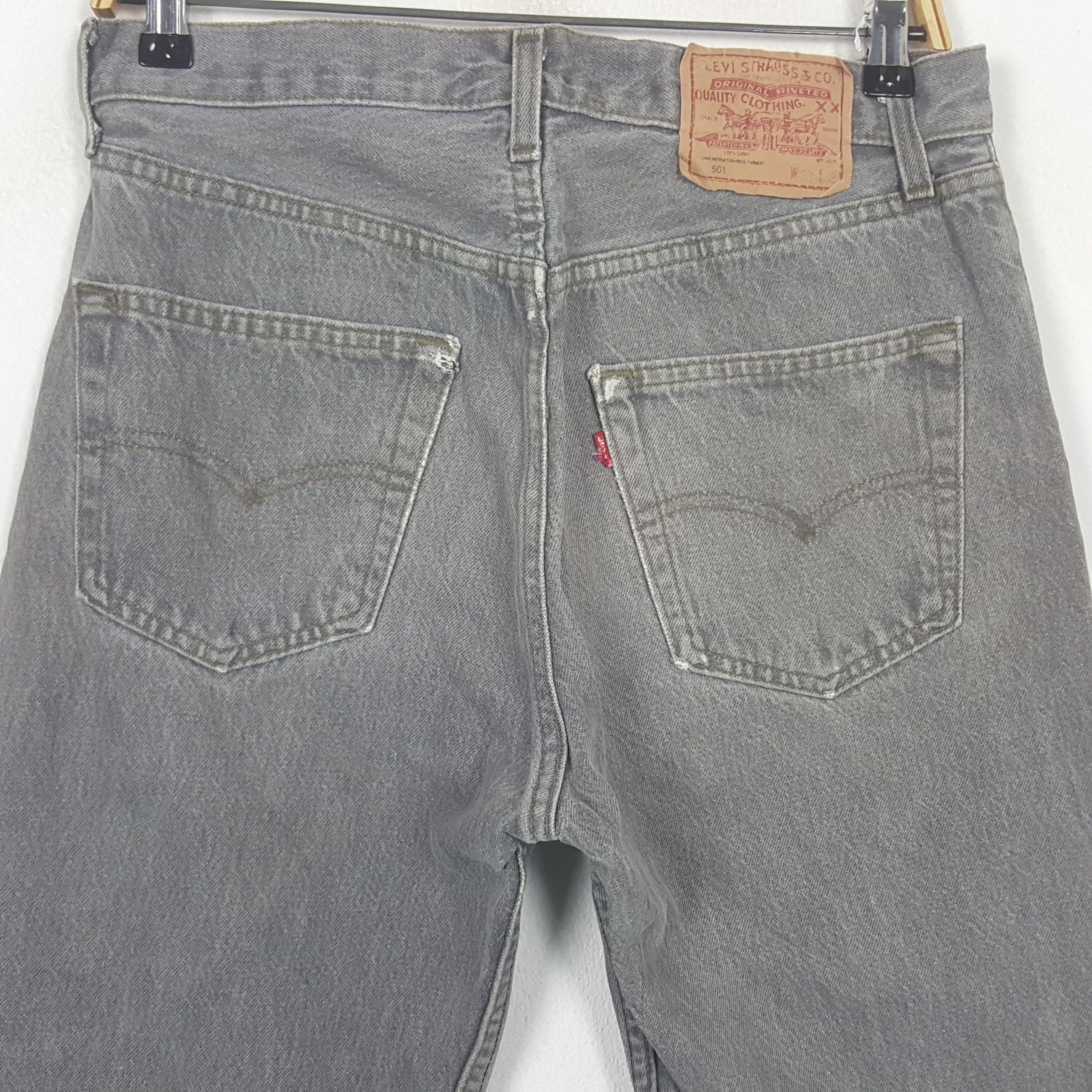 Levi's Vintage 90's Levi's 501 Regular Style Denim Jeans RR10 Size US 30 / EU 46 - 5 Thumbnail