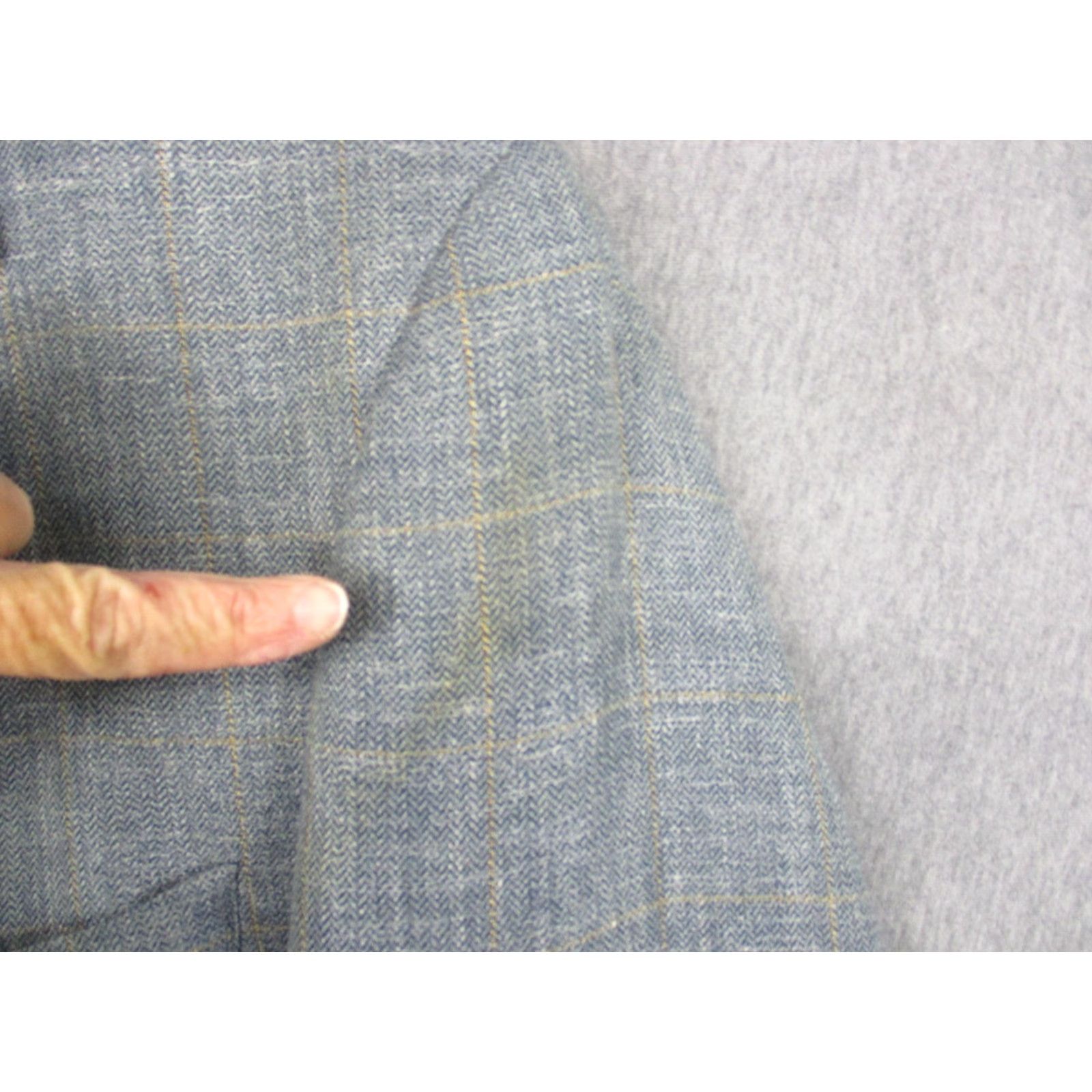 Brooks Brothers Brooks Brothers Sport Coat Men 46 Regular Gray Windowpane Herringbone Notch Two-Button Jacket Blazer USA Regular Fit Tweed Plaid 2 Piece Size 46R - 7 Thumbnail