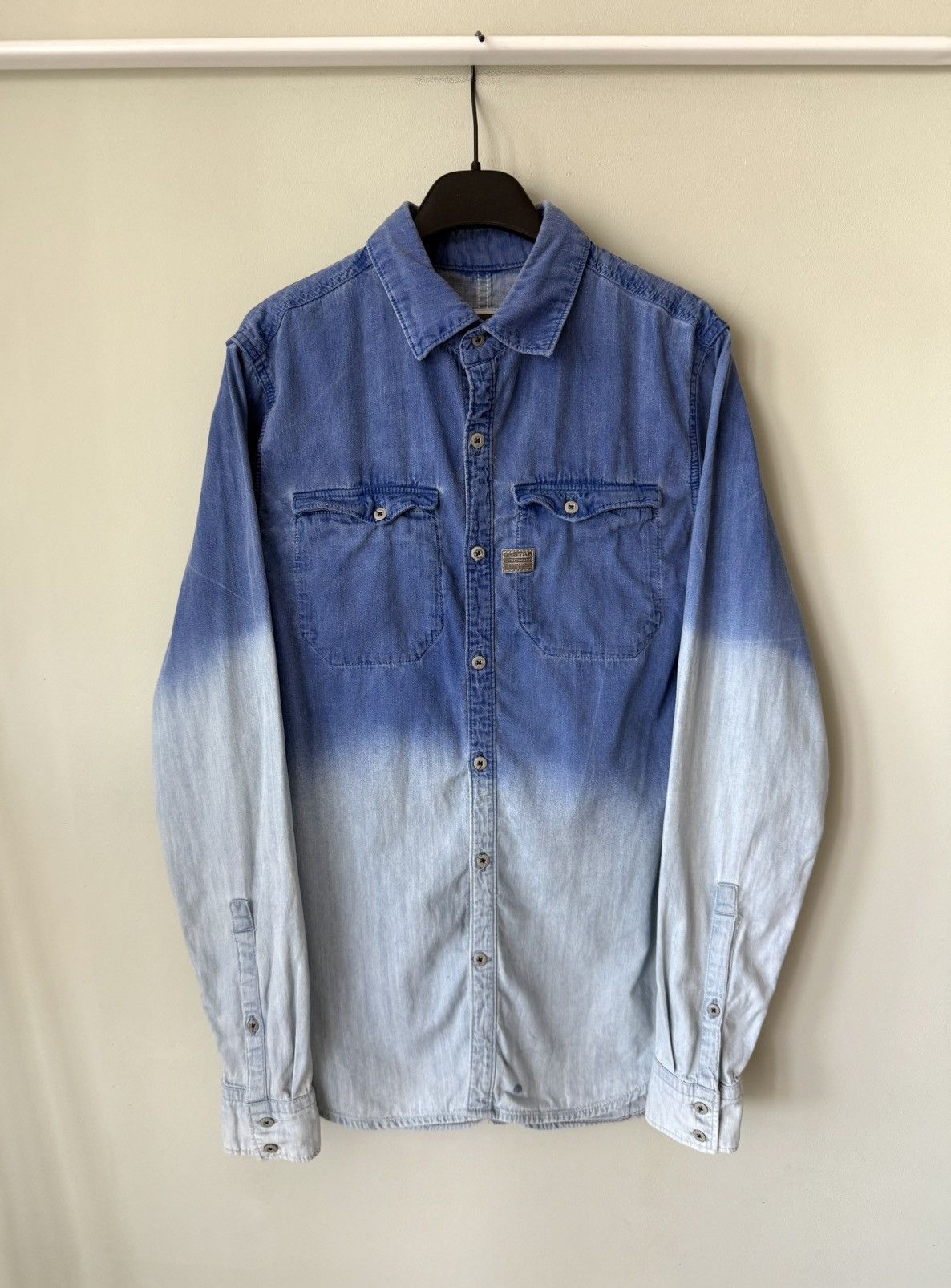G-Star G-star raw cromart dip dress ls gradient denim shirt Size US M / EU 48-50 / 2 - 1 Thumbnail