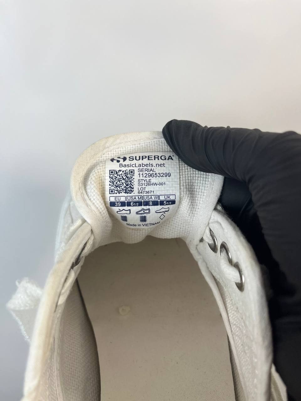 Superga ALAÏA x Superga Canvas Sneakers Low Top Women’s EU 39 US 8 Size US 8 / IT 38 - 9 Thumbnail