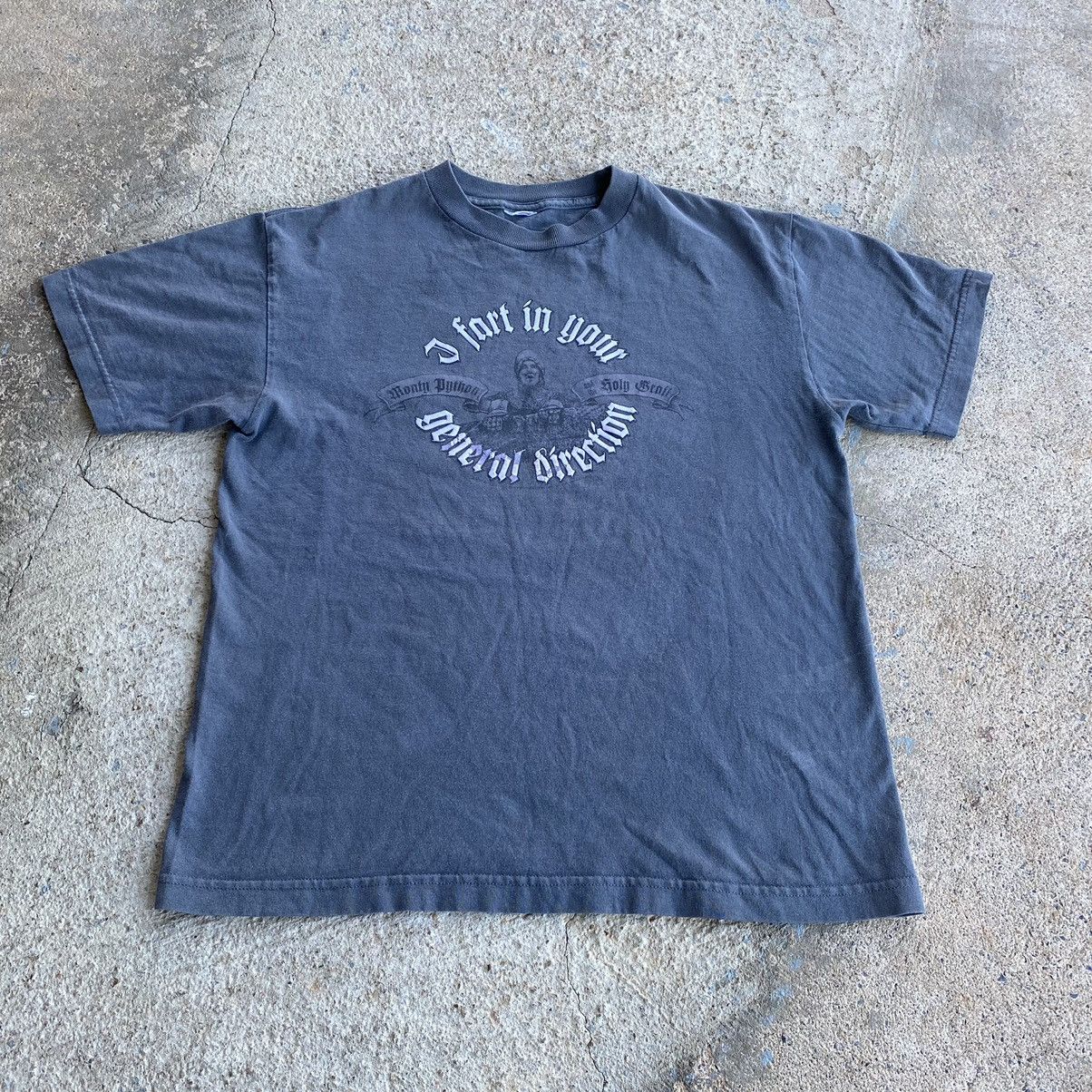 Vintage Vintage Y2K Monty Python Funny Fart Grey Shirt Size US M / EU 48-50 / 2 - 4 Thumbnail