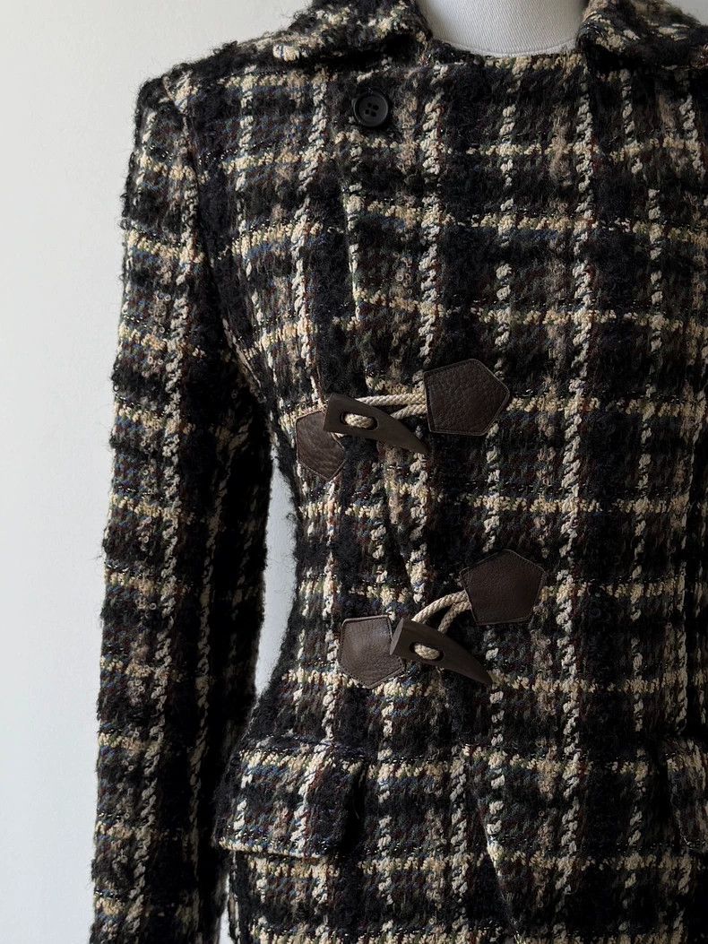 Yohji Yamamoto yohji yamamoto size 1 2011 SS Mainline Show Horn-Button Wo Size S / US 4 / IT 40 - 6 Thumbnail