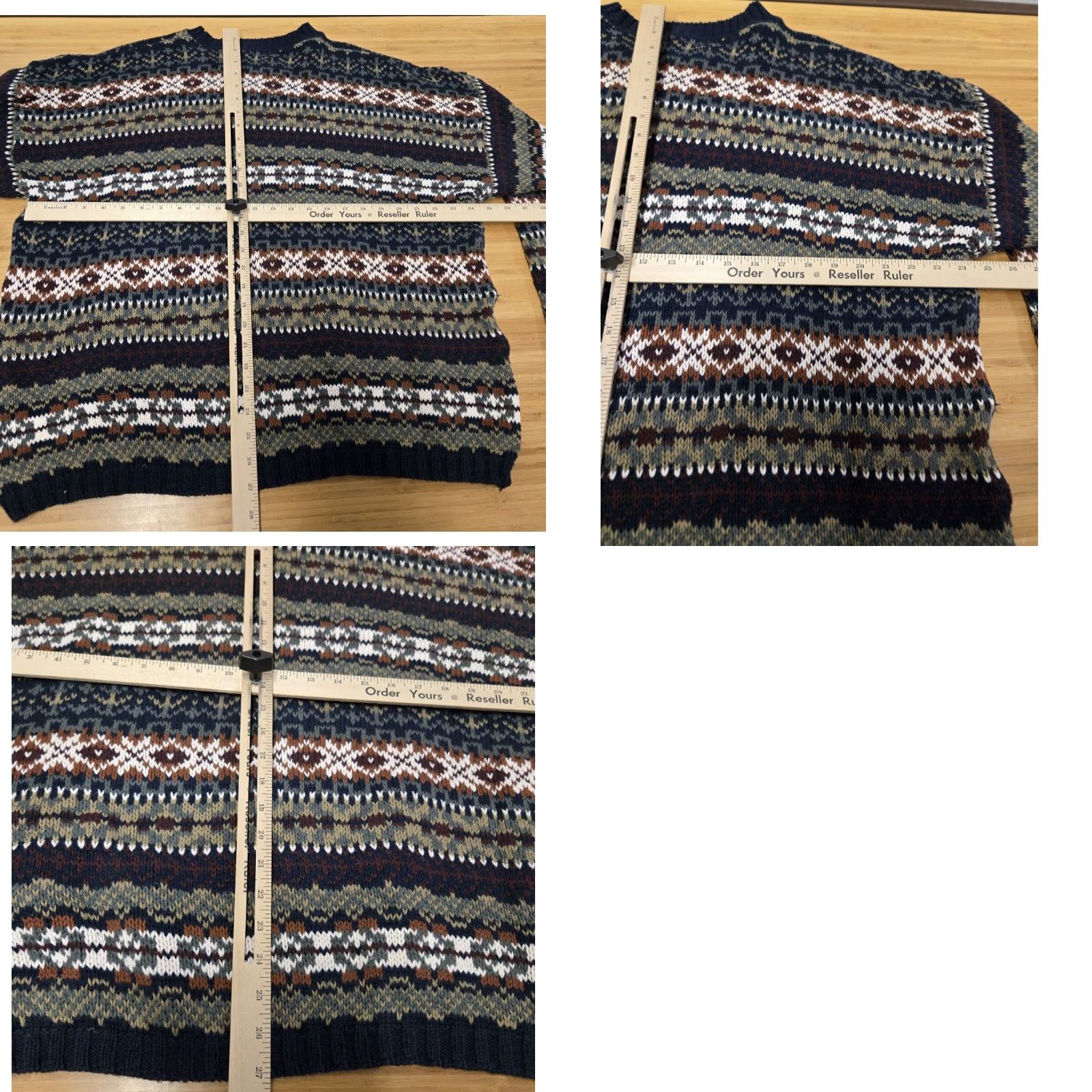 Roundtree & Yorke VINTAGE Roundtree & Yorke Striped Sweater Long Sleeve Men’s 2XL Size US XXL / EU 58 / 5 - 8 Thumbnail