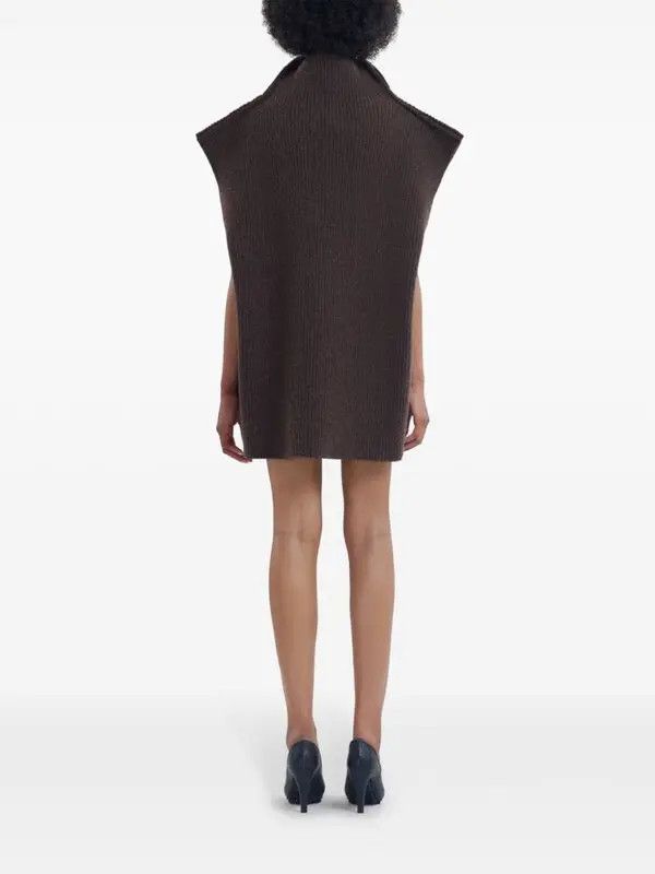 Marni o1w1db11125 Ribbed Wool Turtleneck Sweater in Brown Size S / US 4 / IT 40 - 3 Thumbnail