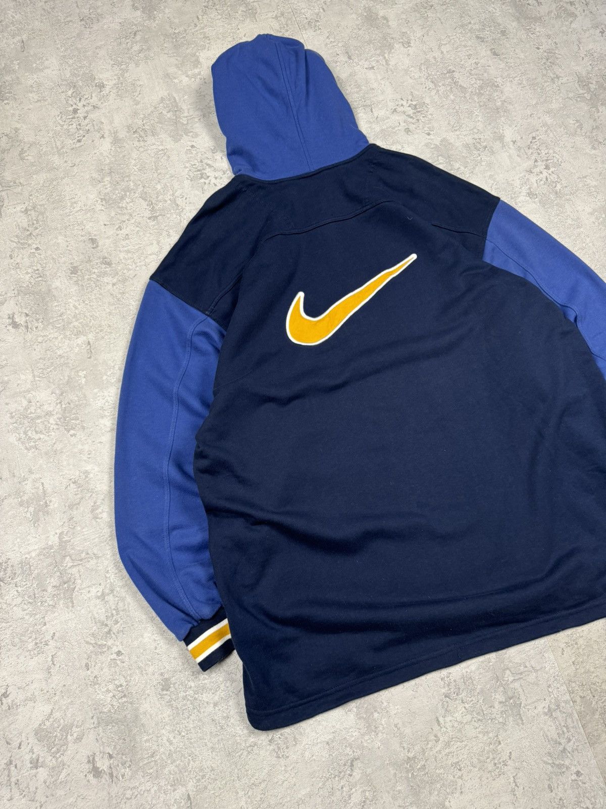 Nike Vintage Nike 1/4 Zip Hoodie Big Logo Size XXL Size US XXL / EU 58 / 5 - 2 Thumbnail