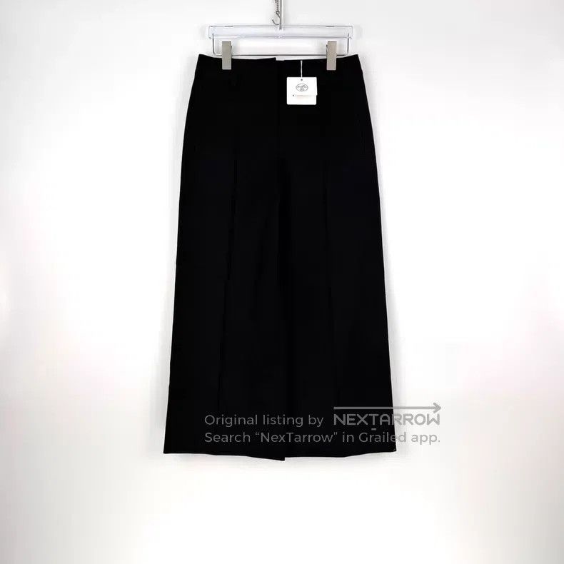 Hermes Hermes Pure Black Ankle Pants Size 24" / US 00 / IT 34 - 3 Thumbnail