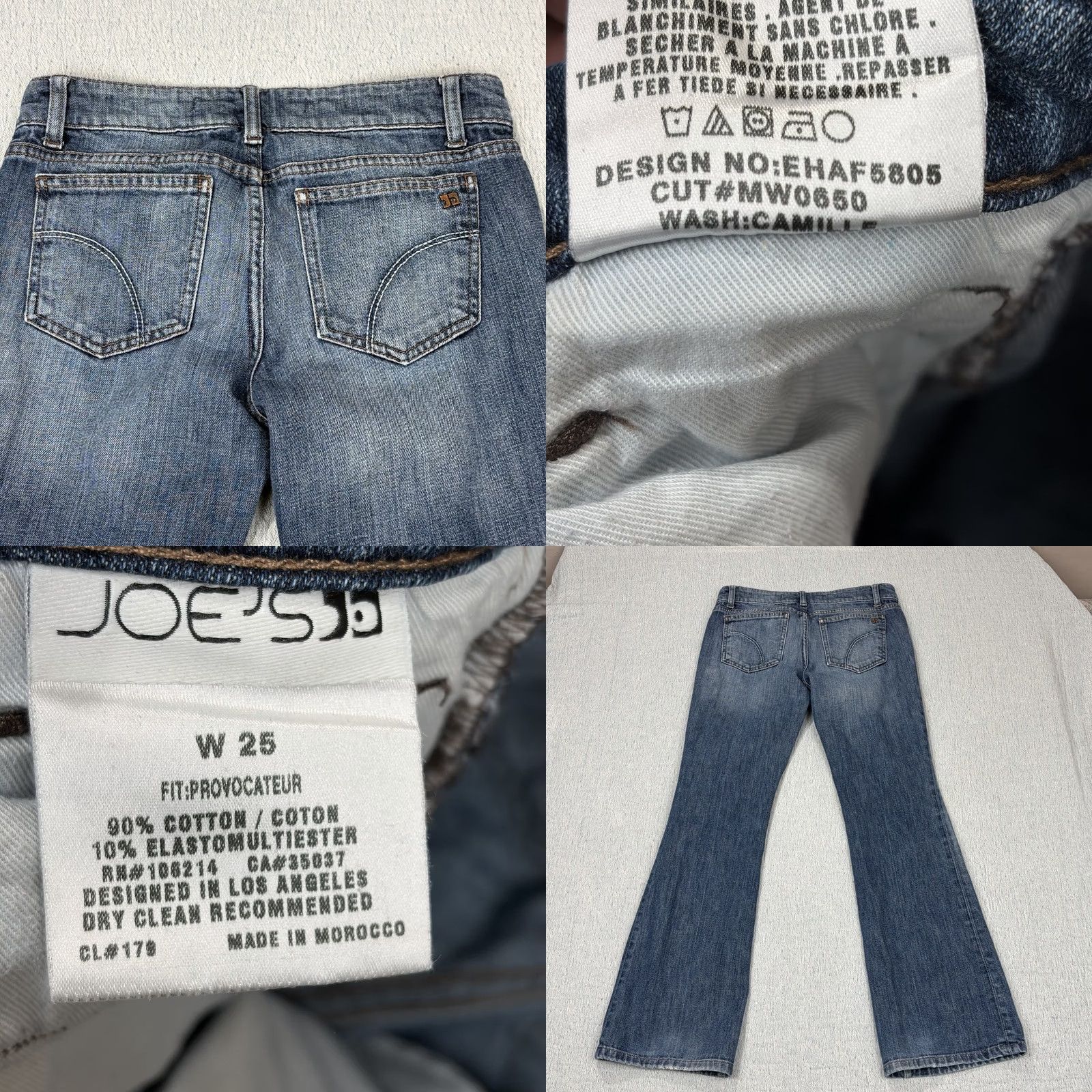 Vintage VINTAGE Joe's Jeans Womens Jeans Boot Cut Low Rise Stretch Medium Wash 25x28 Womens Jeans Boys? Size 42" / US 20 - 8 Thumbnail