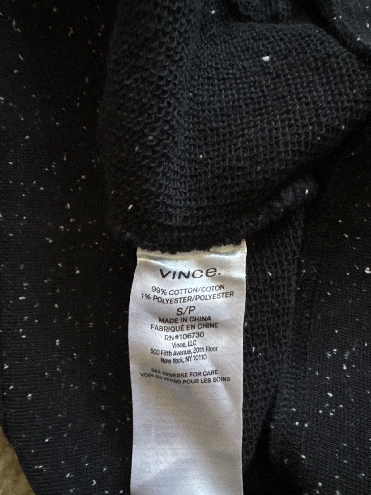 Vince Vince Speckled Cotton Blend Hoodie Size US S / EU 44-46 / 1 - 8 Thumbnail