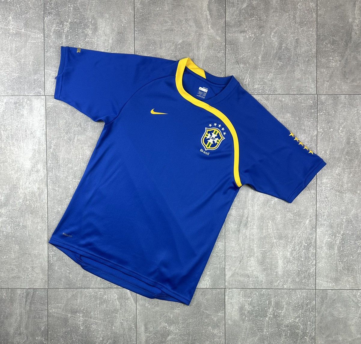 Nike Nike Brazil National Team 2008/09 Training Soccer Jersey Size US S / EU 44-46 / 1 - 1 Thumbnail