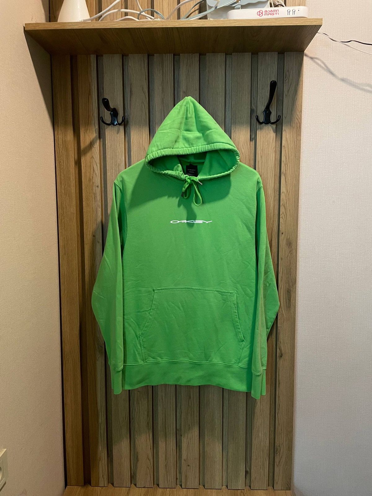 Oakley Oakley Rare Adv Green Logo Hoodie Size US M / EU 48-50 / 2 - 2 Thumbnail