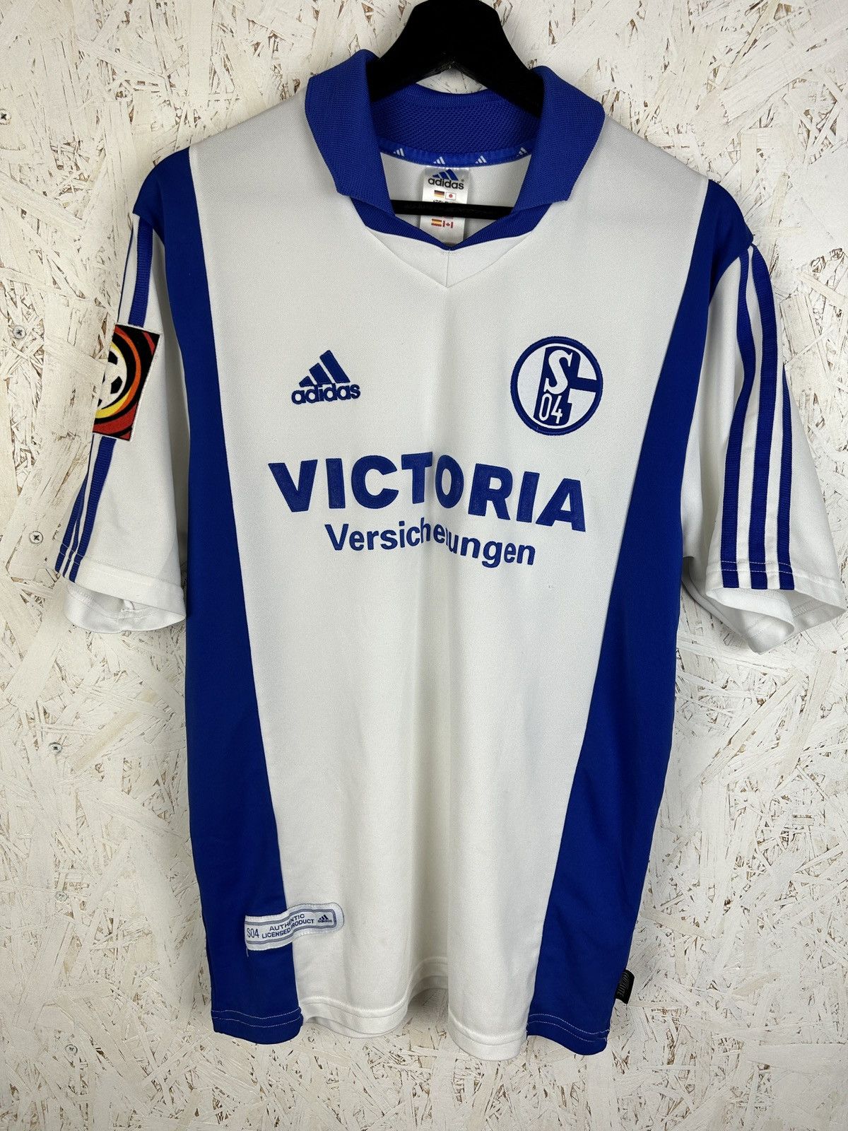 Adidas 00s Adidas Schalke 04 #8 Bohme 2001/02 Third Kit Jersey ~L Size US L / EU 52-54 / 3 - 3 Thumbnail