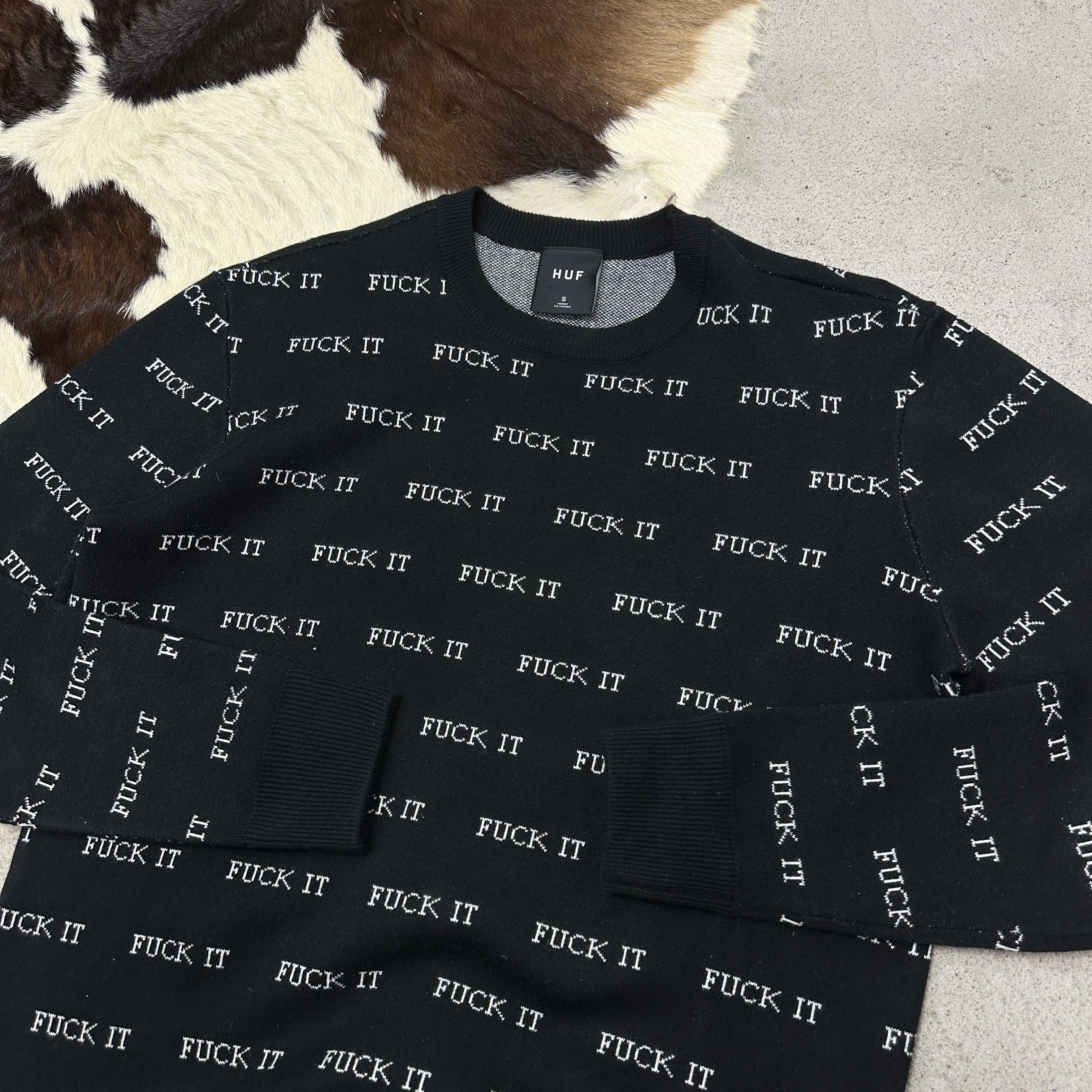 Huf Vintage Casual Streetwear Sporty HUF Sweatshirt Y2K Size US S / EU 44-46 / 1 - 3 Thumbnail
