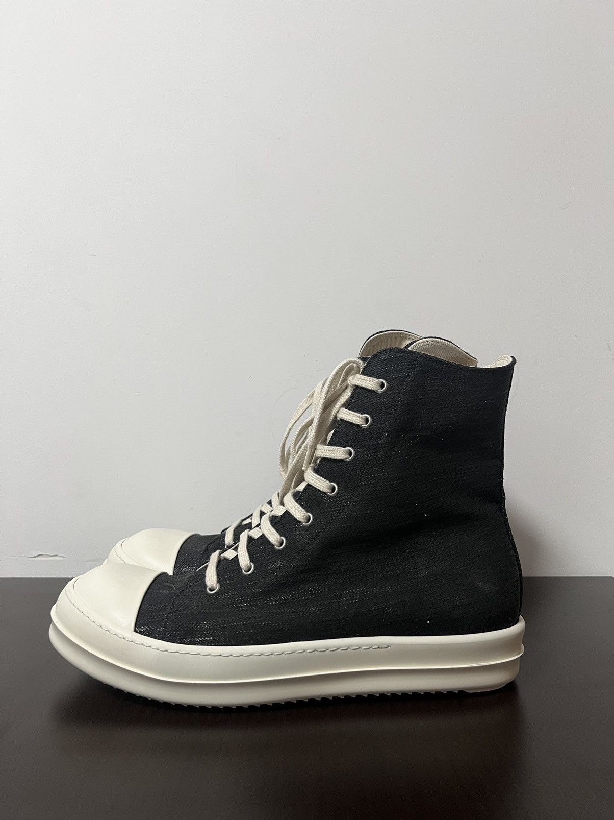 ひ*り様 Rick Owens drkshdw ramones sneakers Rick Owens drkshdw High-Top Penta Ramones Sneakers – Acroera