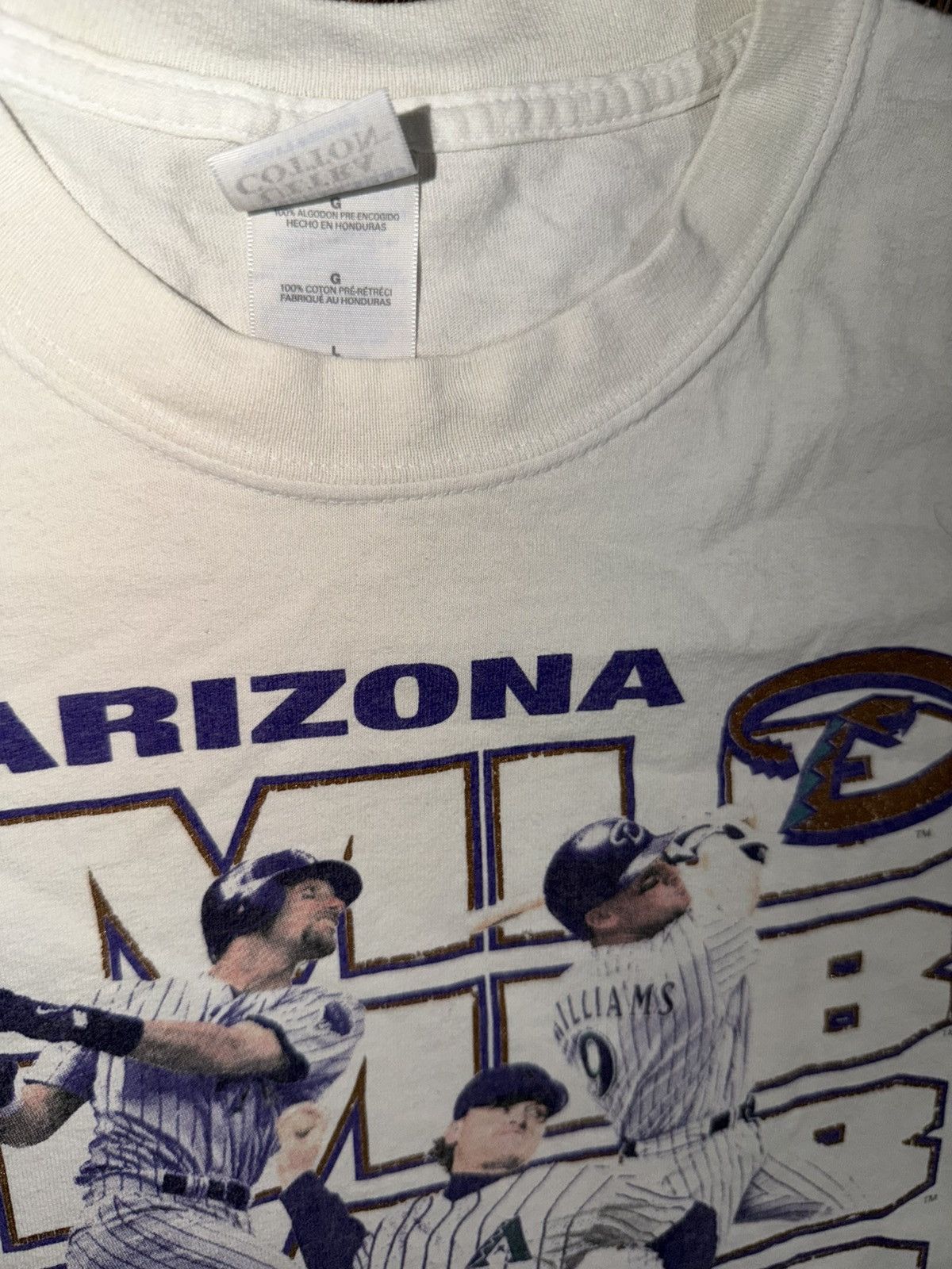 Delta Vintage 2001 World Series Diamondbacks Champions T-shirt MLB Size US L / EU 52-54 / 3 - 6 Thumbnail