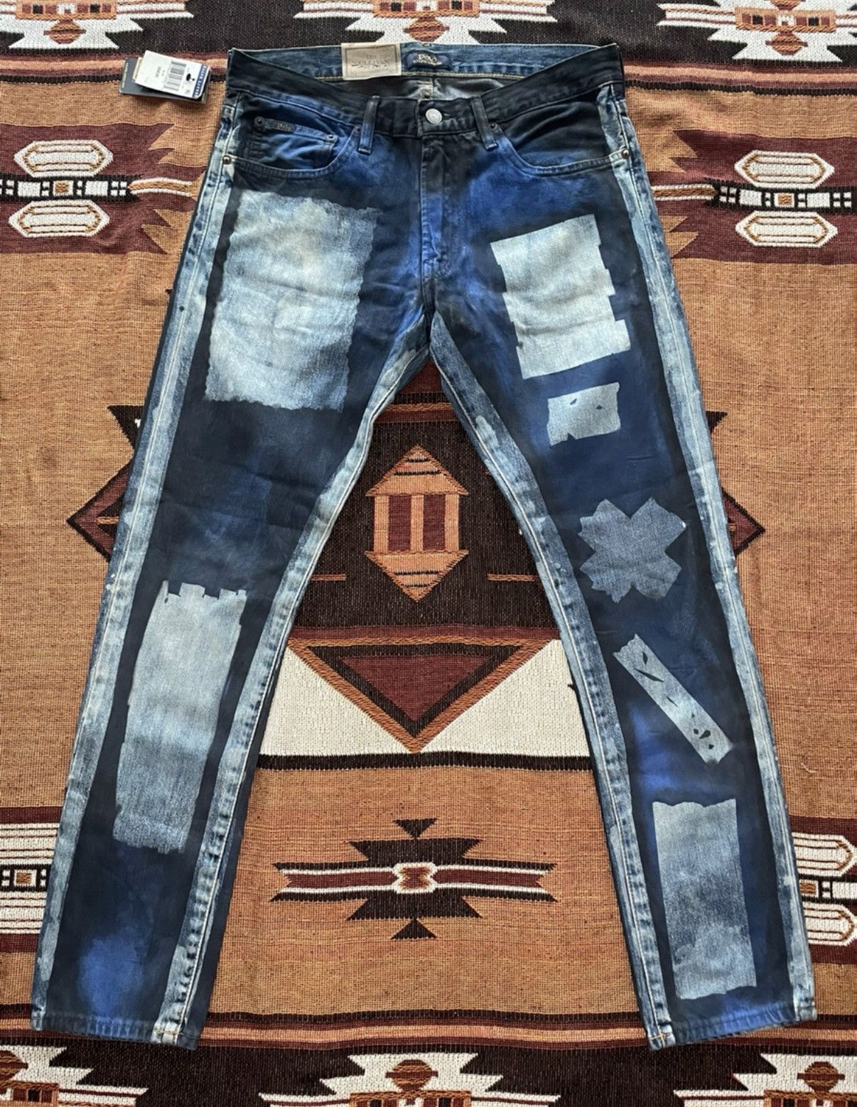 Polo Ralph Lauren Ralph Lauren Polo RL Hand-Painted Jeans K22 Size US 30 / EU 46 - 2 Thumbnail