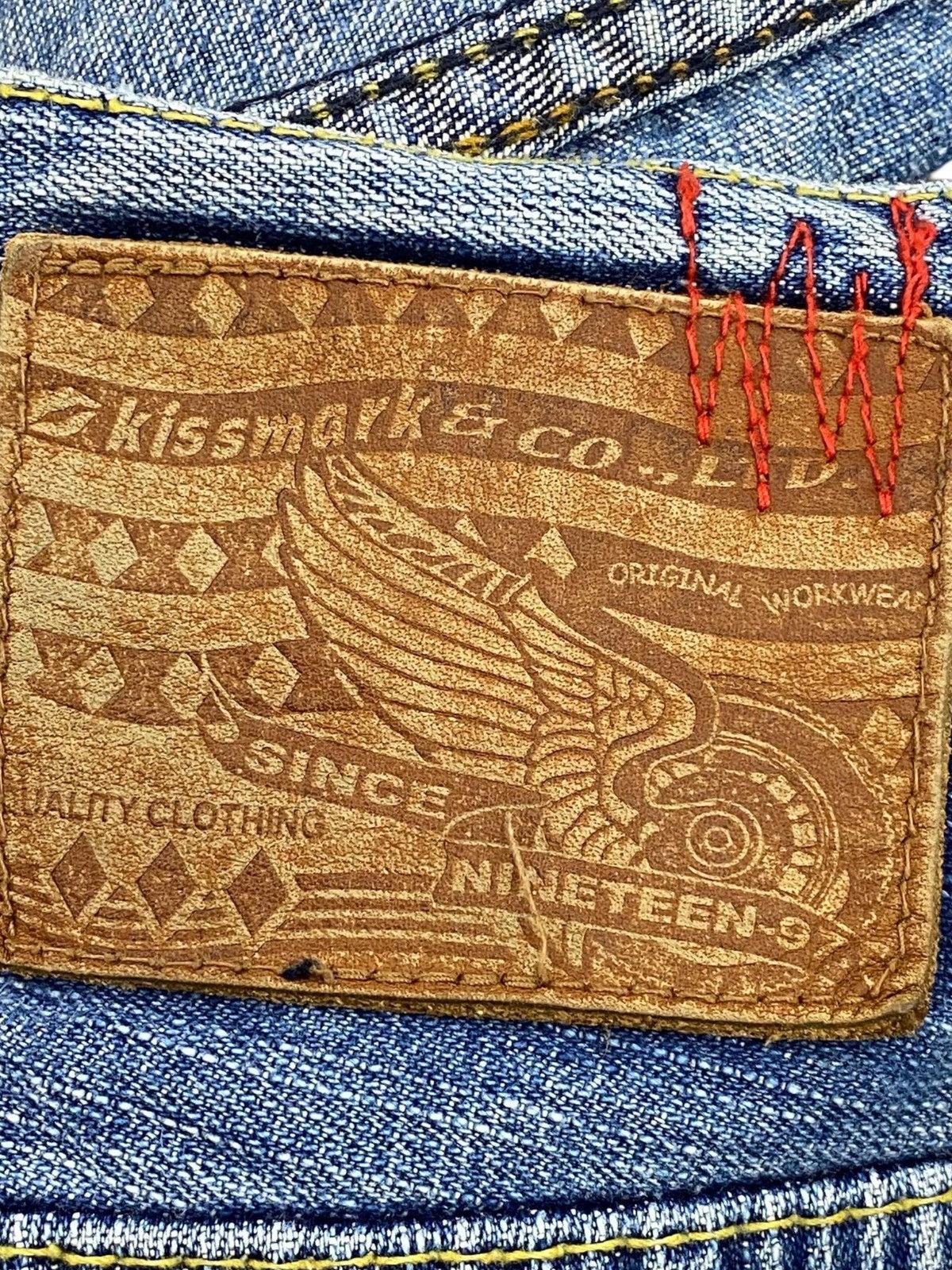 Japanese Brand Japanese Brand Patchwork Style Wide Leg Carpenter Jeans Size US 35 - 11 Thumbnail