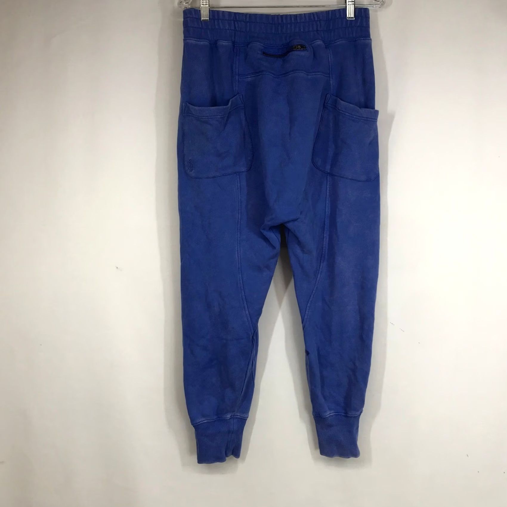 Free People VINTAGE Free People Movement Sweatpants Blue Acid Wash Joggers Zipper Pocket Women's S Slim Pockets Athleticwear Casual Track Pants Size 28" / US 6 / IT 42 - 4 Thumbnail