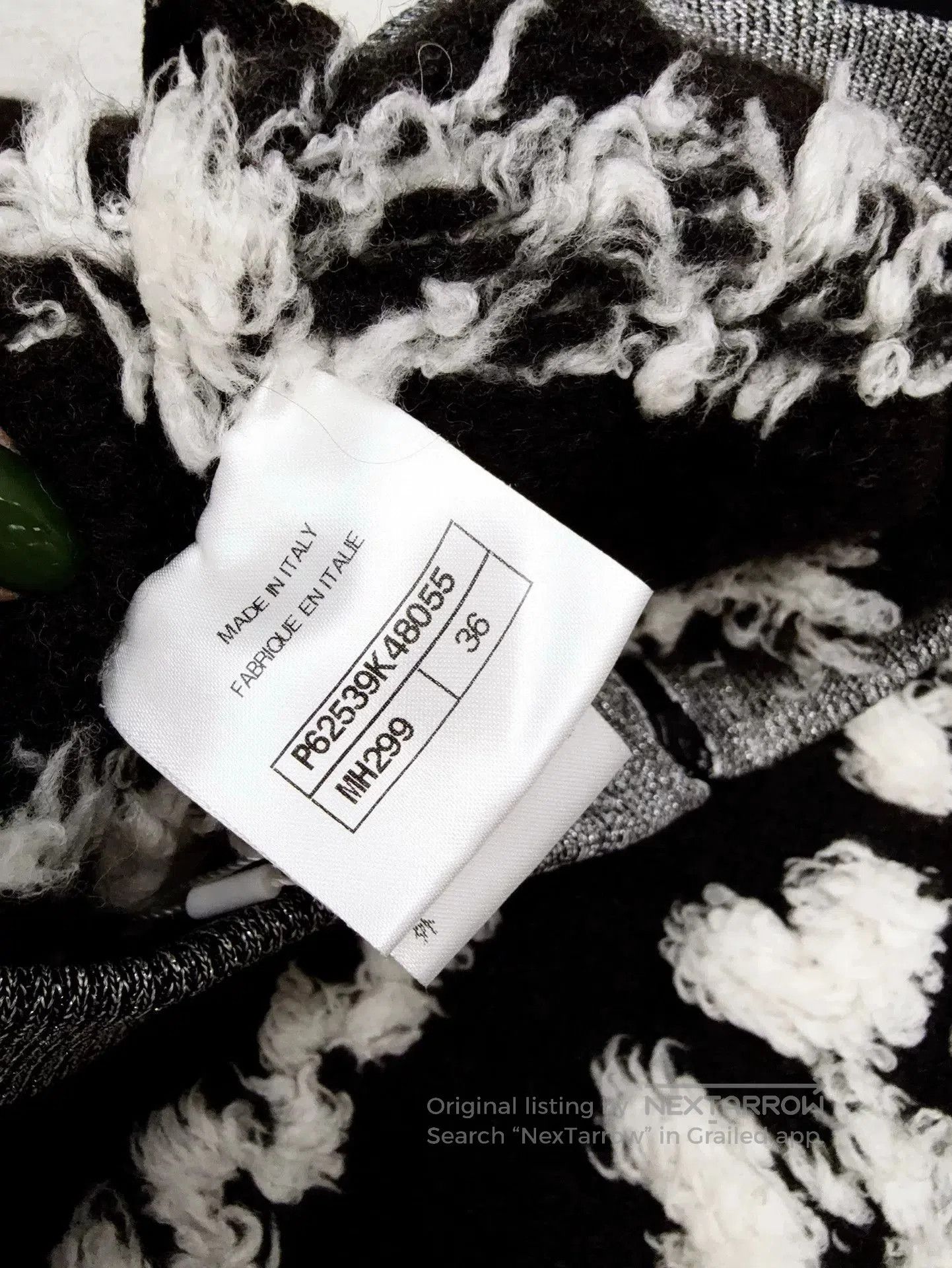 Chanel Chanel Black and White Knit Skirt. Size 24" / US 00 / IT 34 - 5 Thumbnail