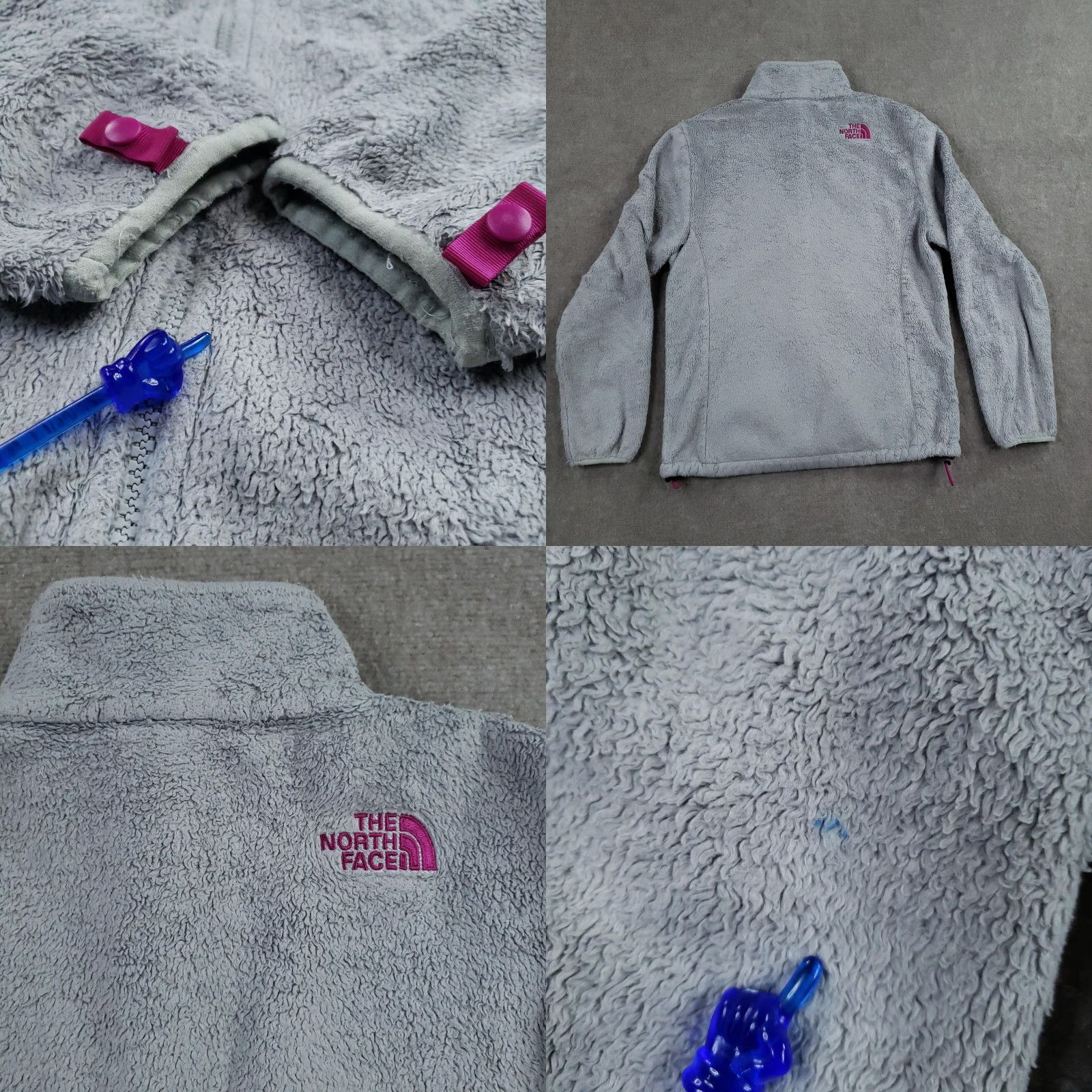 The North Face The North Face Jacket Womens M Gray Fleece Full Zip Pockets Z Size M / US 6-8 / IT 42-44 - 9 Thumbnail