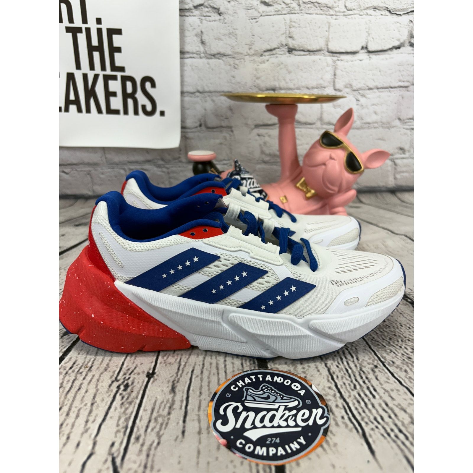 Adidas Adidas Atlanta Peachtree Road Running Shoes Women 7 Red Blue Size US 7 / IT 37 - 5 Thumbnail
