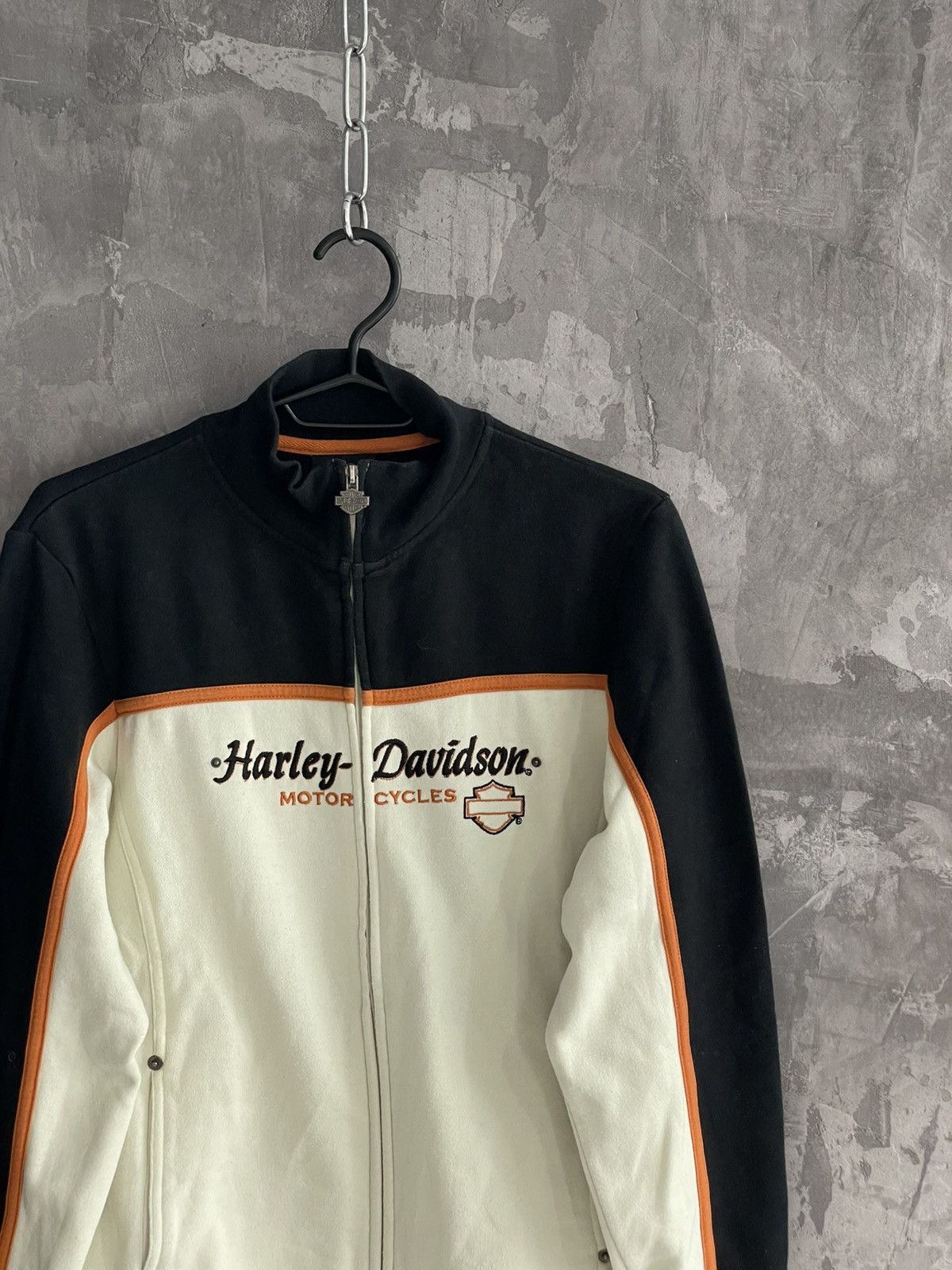 Harley Davidson × Hysteric Glamour Vintage Y2K Harley Davidson Zip-up Glamour Hoodie Size M / US 6-8 / IT 42-44 - 4 Thumbnail