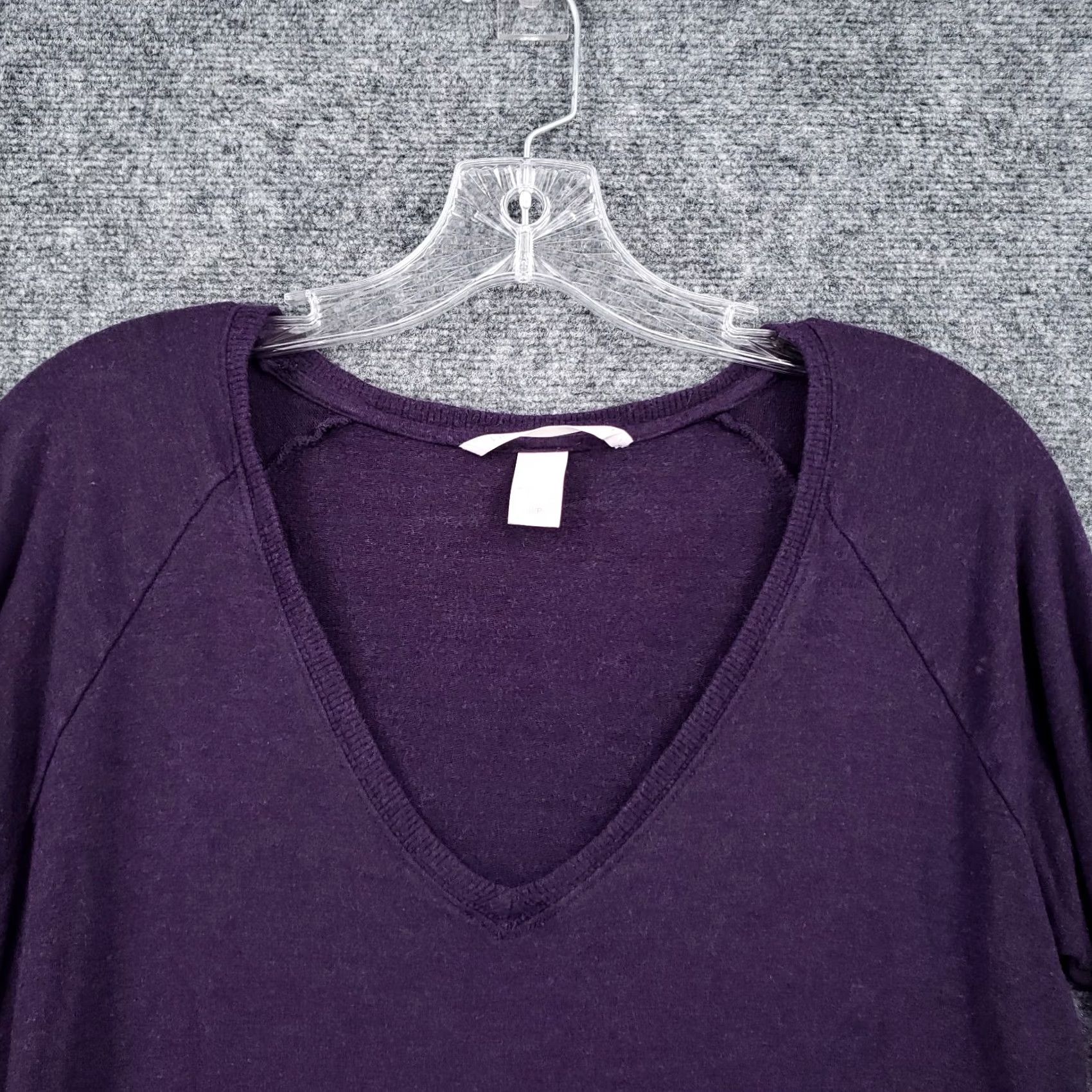 Victoria's Secret Victoria's Secret T-Shirt Womens S Purple Scoop Neck Long Sleeve Basic shirt Size S / US 4 / IT 40 - 3 Thumbnail