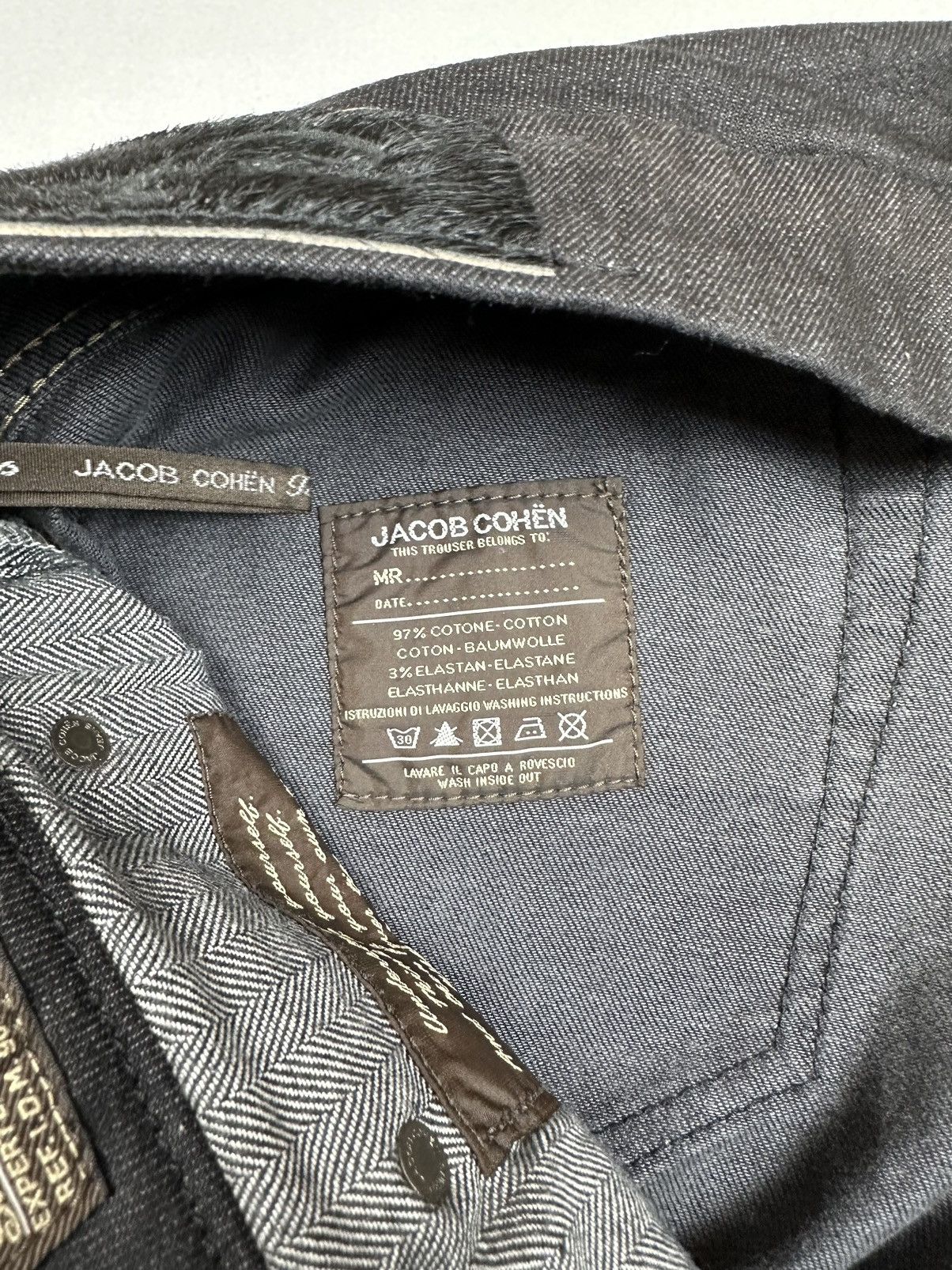 Jacob Cohen Jacob Cohen Black Wide Fit Jeans Size US 38 / EU 54 - 9 Thumbnail