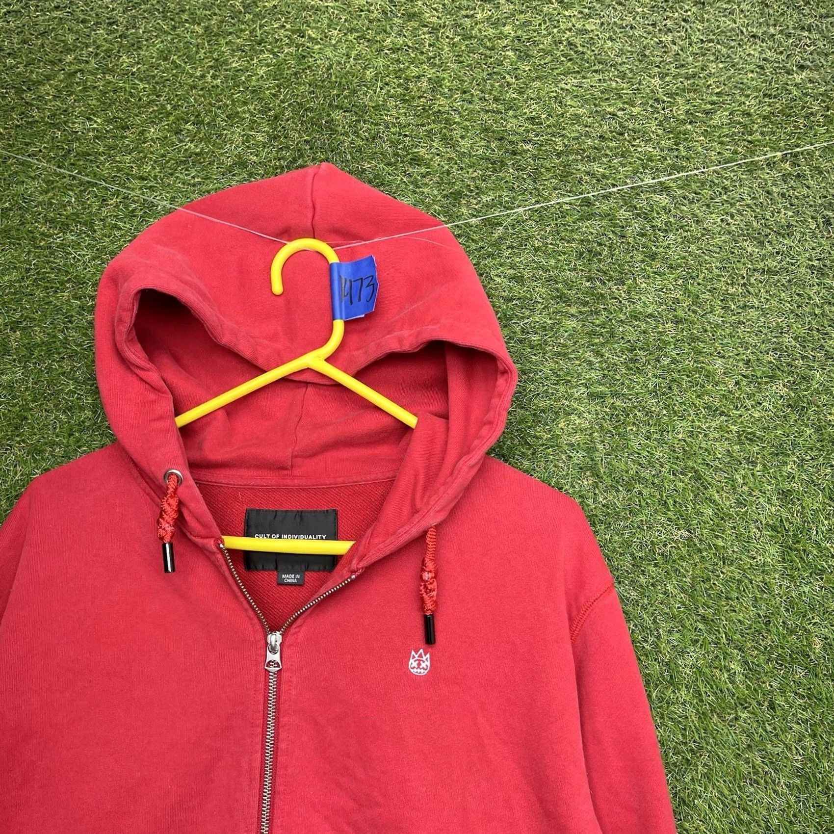 Cult Of Individuality Cult Of Individuality Hoodie Mens M Red Full Zip Hooded Designer Colorful 90s Theme Mens Size US M / EU 48-50 / 2 - 3 Thumbnail