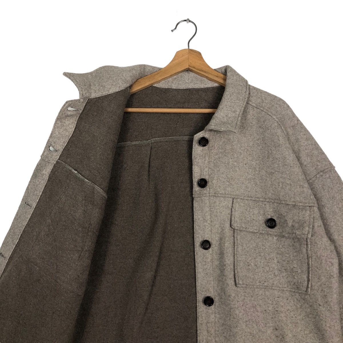 Japanese Brand 🔥90’s Vintage Hikory Chore Wool Jacket Multi Pocket Size US M / EU 48-50 / 2 - 10 Thumbnail