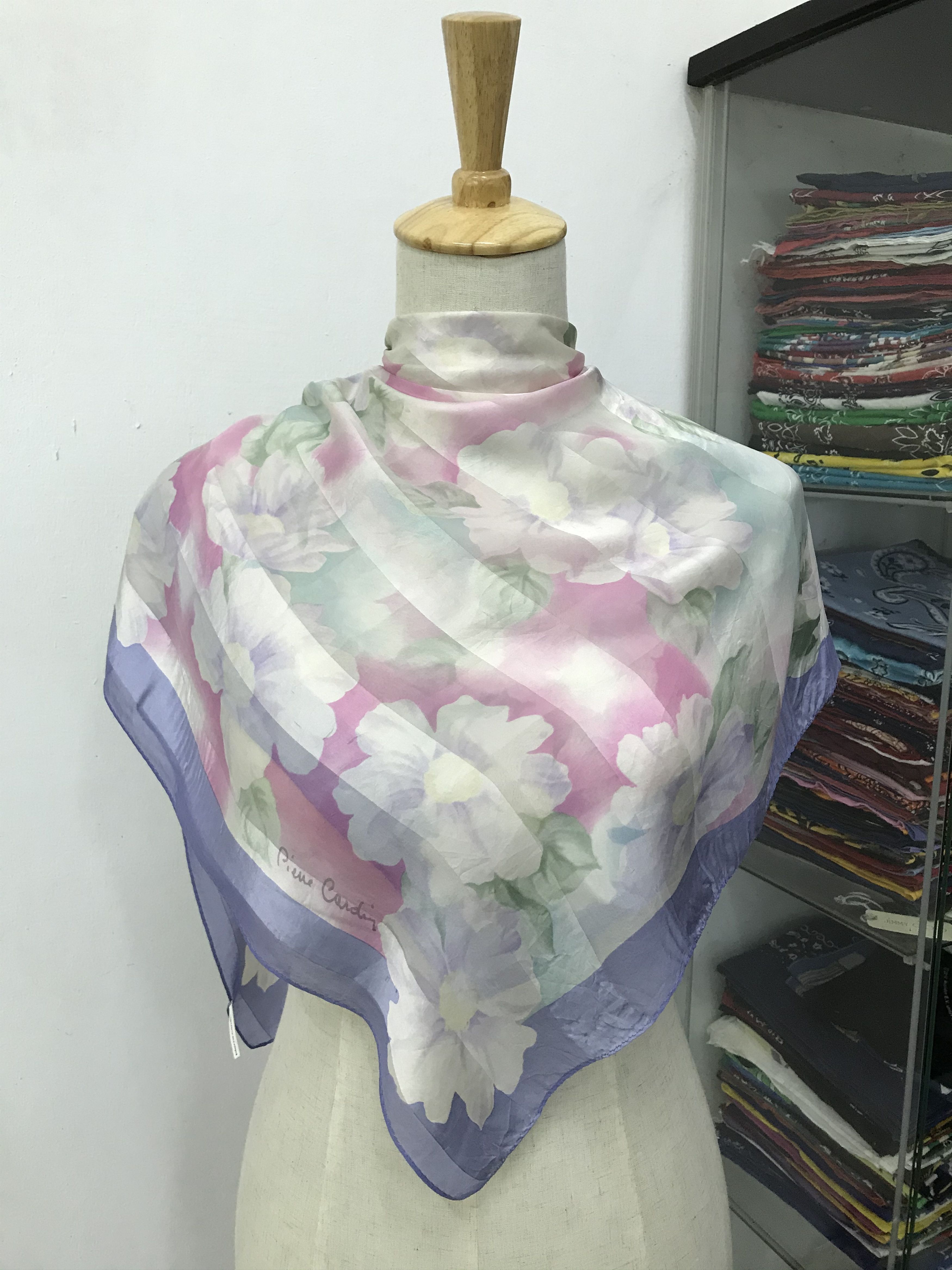 Pierre Cardin Vintage Pierre Cardin Silk Scarf Size ONE SIZE - 1 Thumbnail