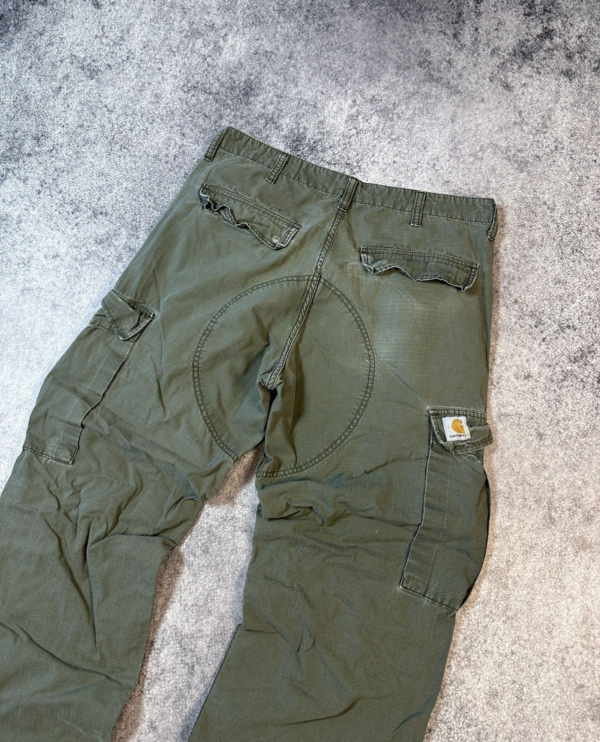 Carhartt × Vintage Y2K Carhartt Casual Cargo Pants Aviation Pant Streetwear 33 Size US 33 - 3 Thumbnail