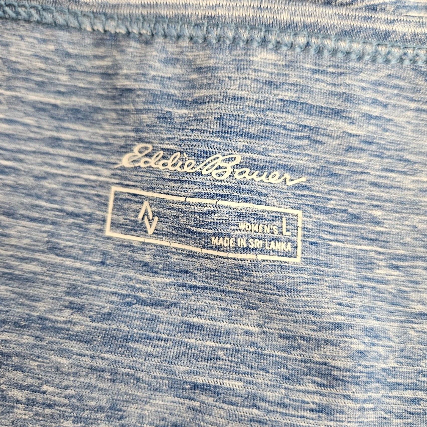 Eddie Bauer Eddie Bauer Womens Tunic Top Sz Large Blue Short Sleeve Ruched Size L / US 10 / IT 46 - 6 Thumbnail