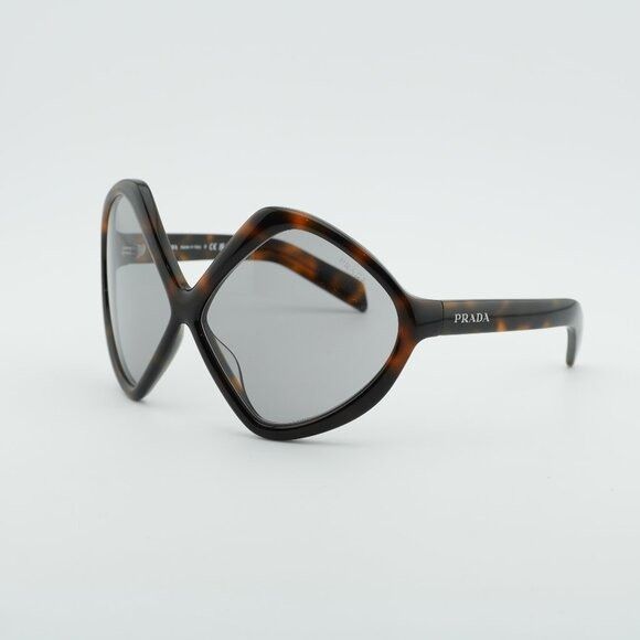 Prada Prada PRB21S 20D50Q Sunglasses Juniper Havana Geometric Size ONE SIZE - 1 Thumbnail