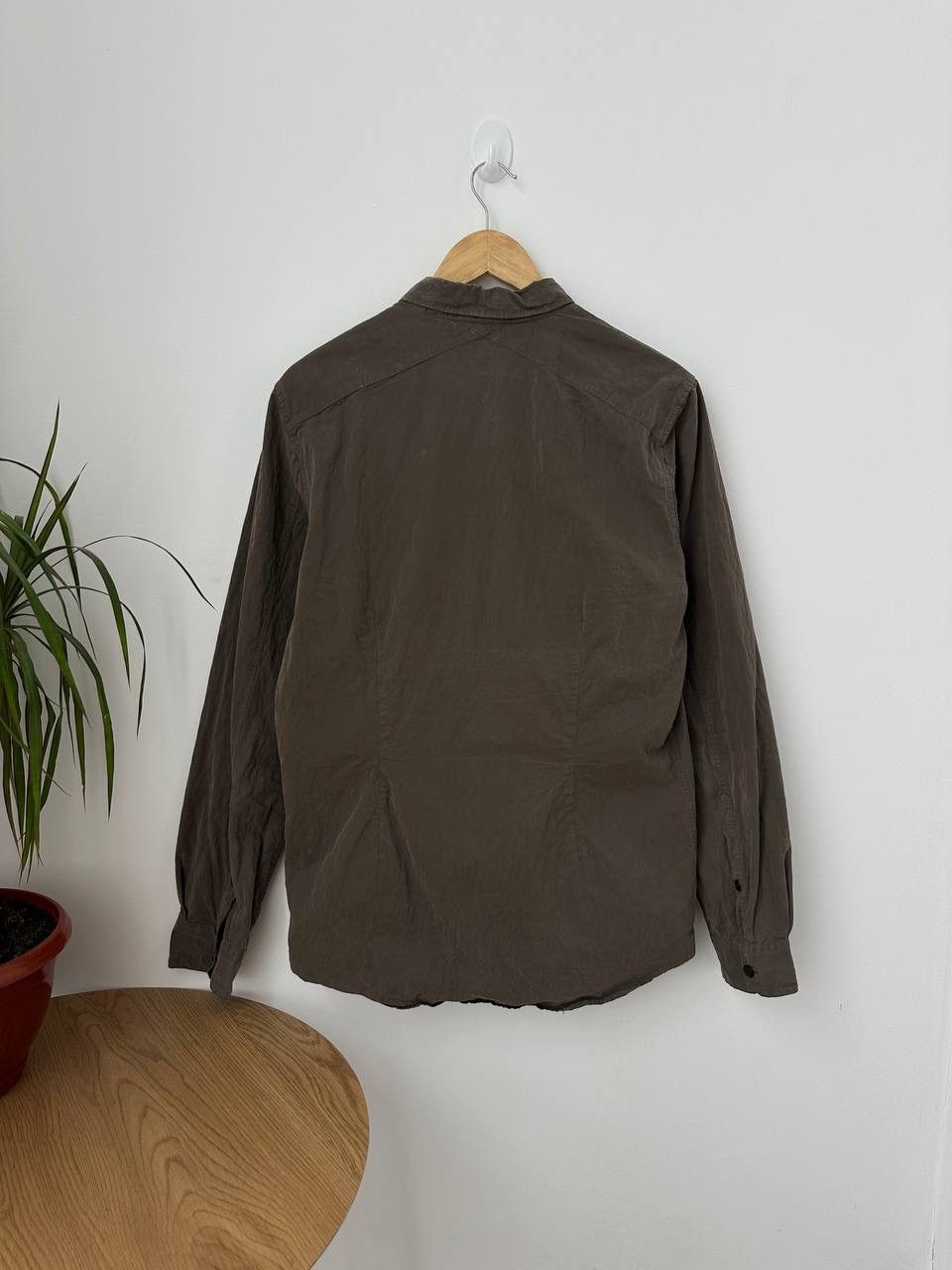 Stone Island × Vintage Vintage Stone Island Brown 90’s Men’s Shirt Size US M / EU 48-50 / 2 - 11 Thumbnail