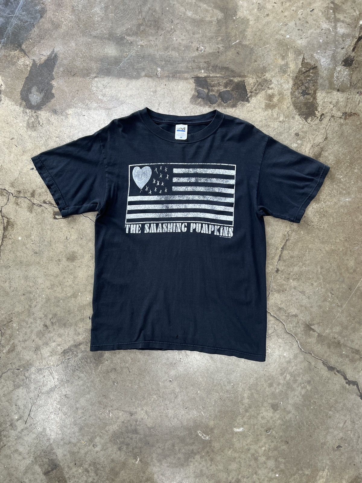 Band Tees Vintage 2000s Smashing Pumpkins American Flag Tee Medium Size US M / EU 48-50 / 2 - 2 Thumbnail